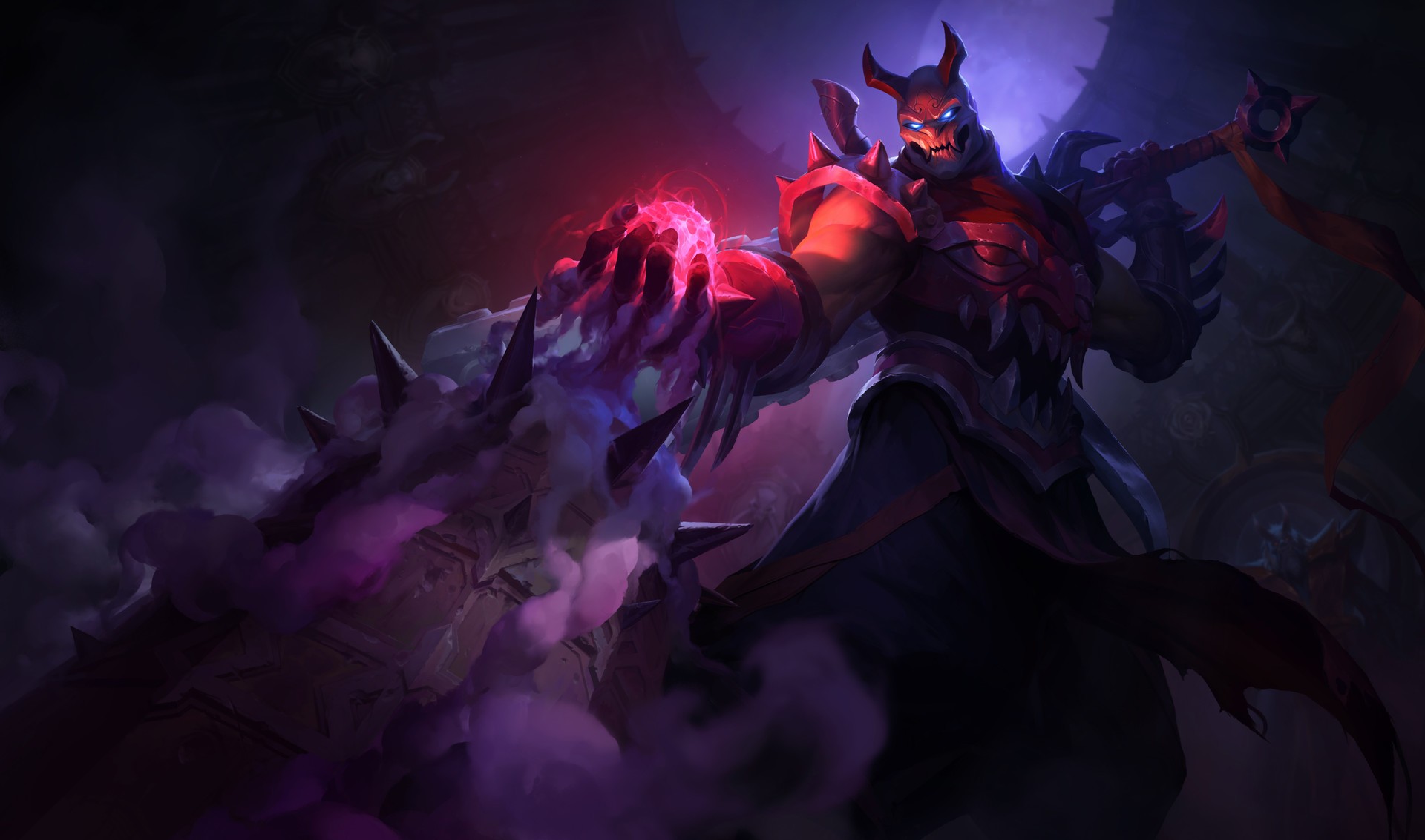 Shen from League of Legends casting magic HD Wallpaper