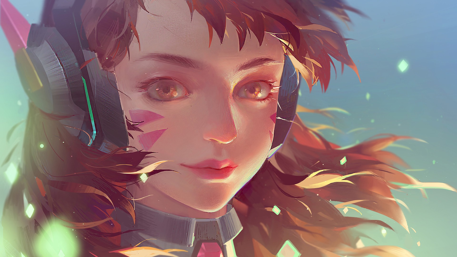 D.Va from Overwatch HD Wallpaper