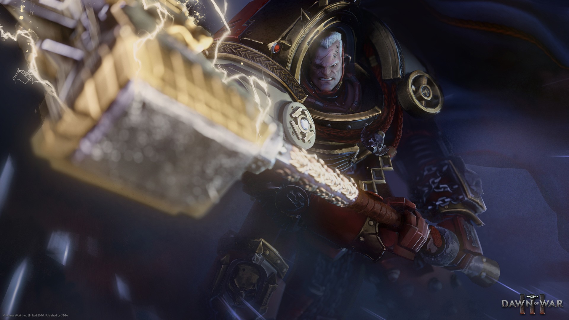 Space Marine Captain Gabriel Angelos from Dawn of War 3 HD Wallpaper