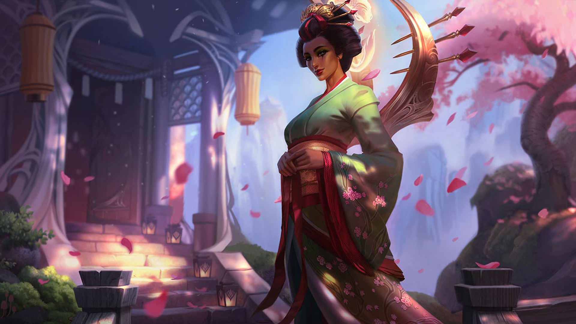 Karma from League of Legends HD Wallpaper