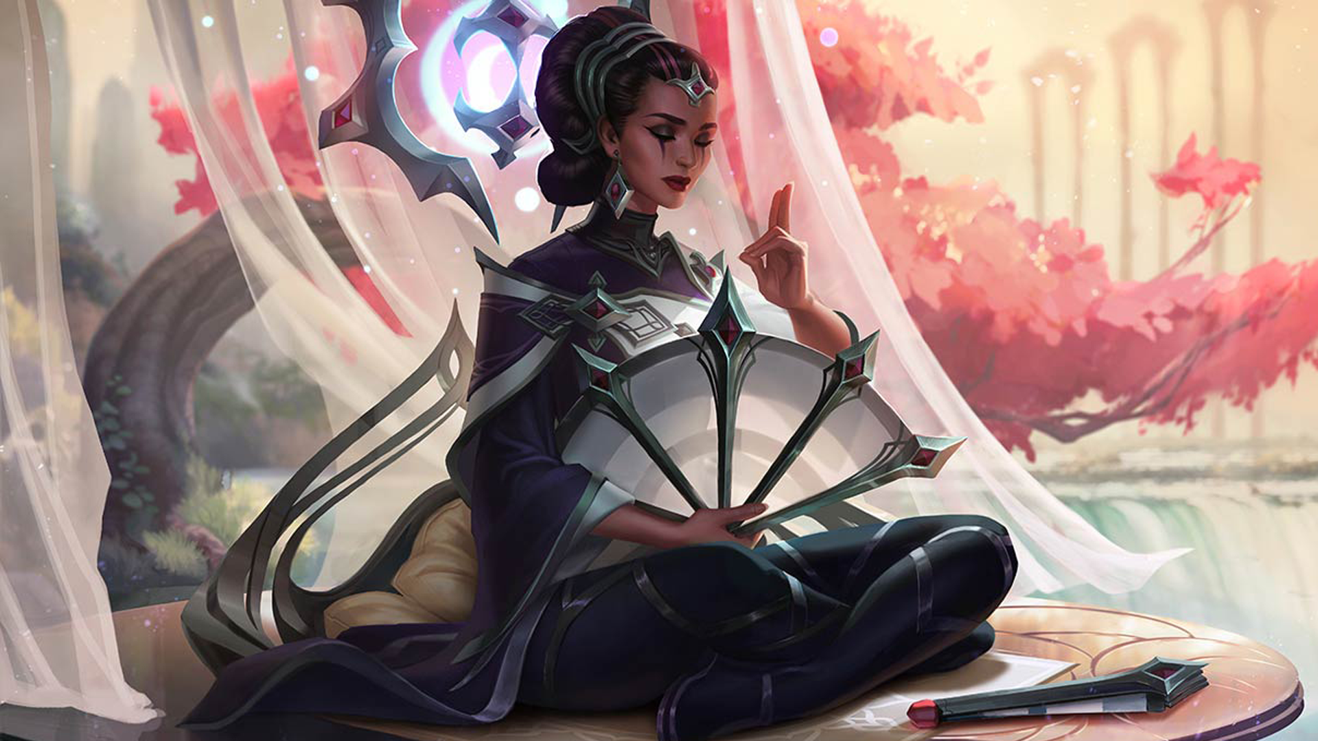 Karma from League of Legends HD Wallpaper