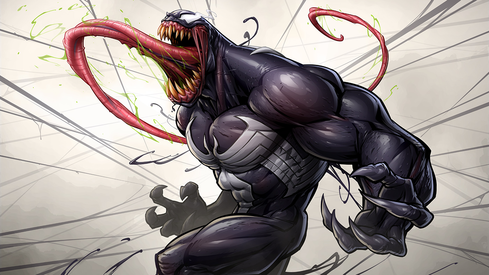 Venom from Marvel Comics HD Wallpaper