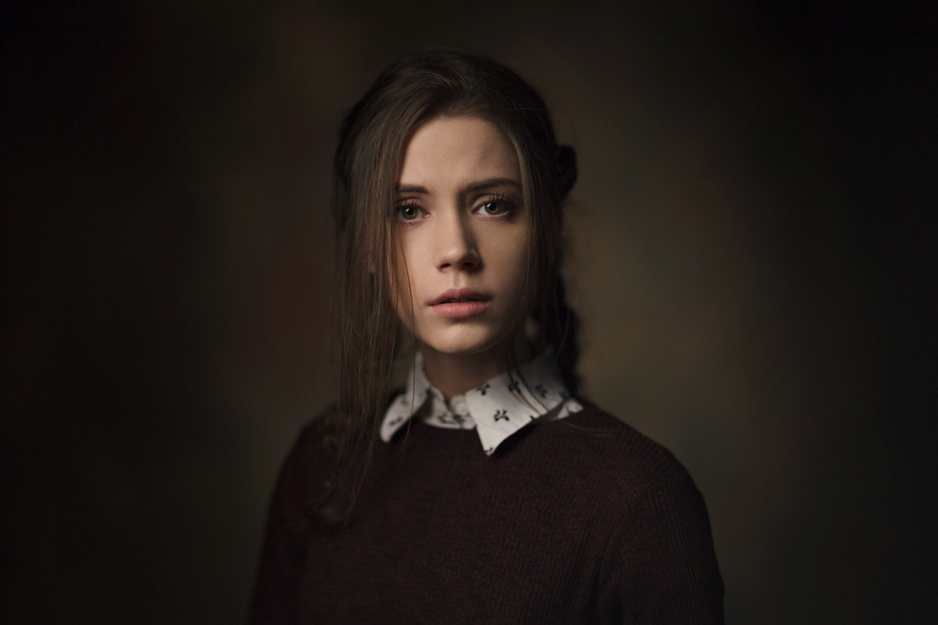 Portrait of Ksenia Kokoreva HD Wallpaper