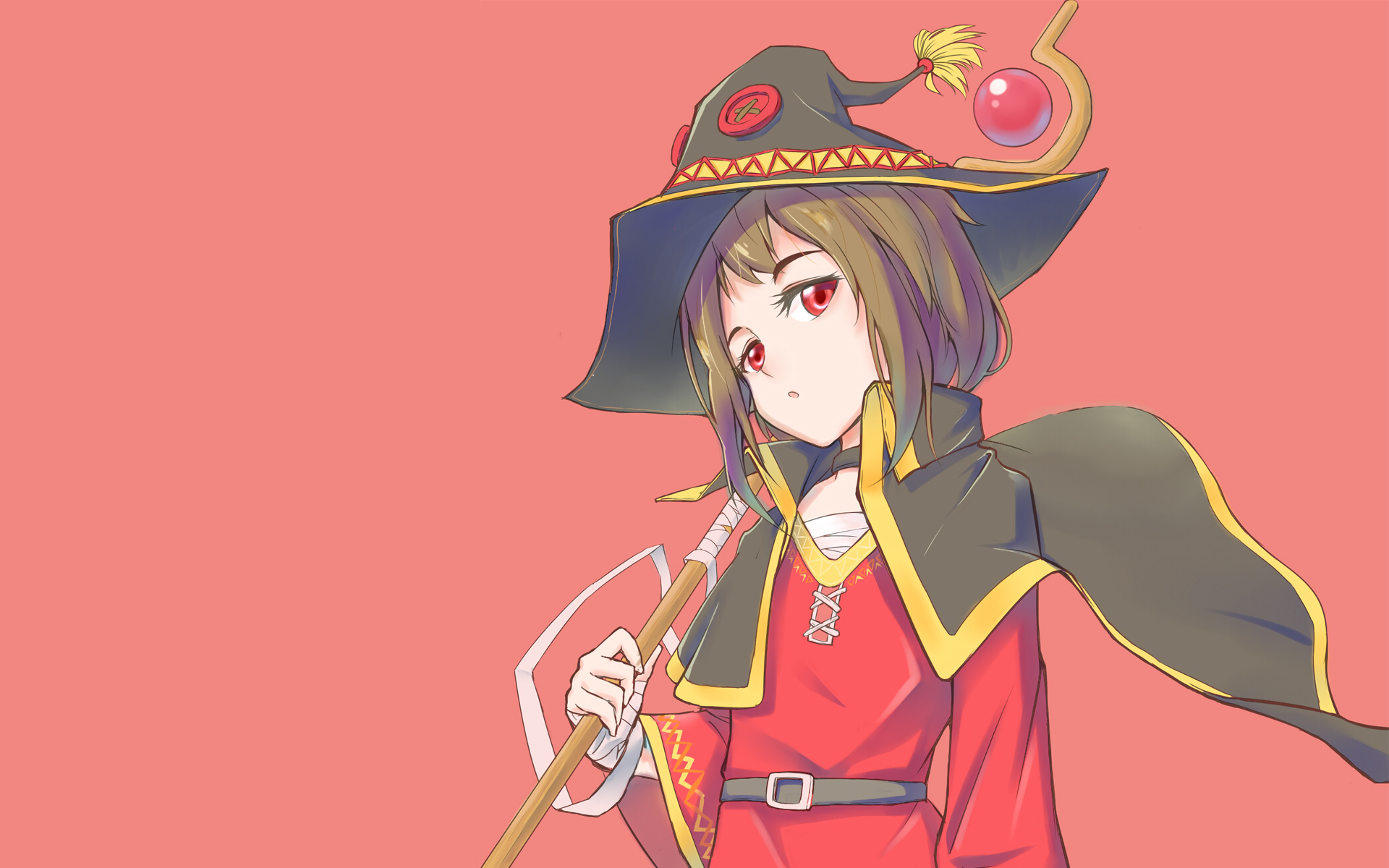 Megumin from Kono Subarashii Sekai ni Shukufuku wo! HD Wallpaper