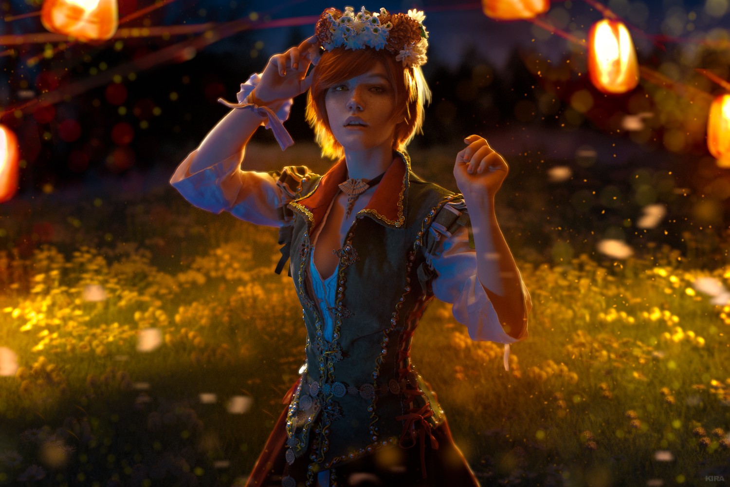Shani from The Witcher 3: Wild Hunt HD Wallpaper