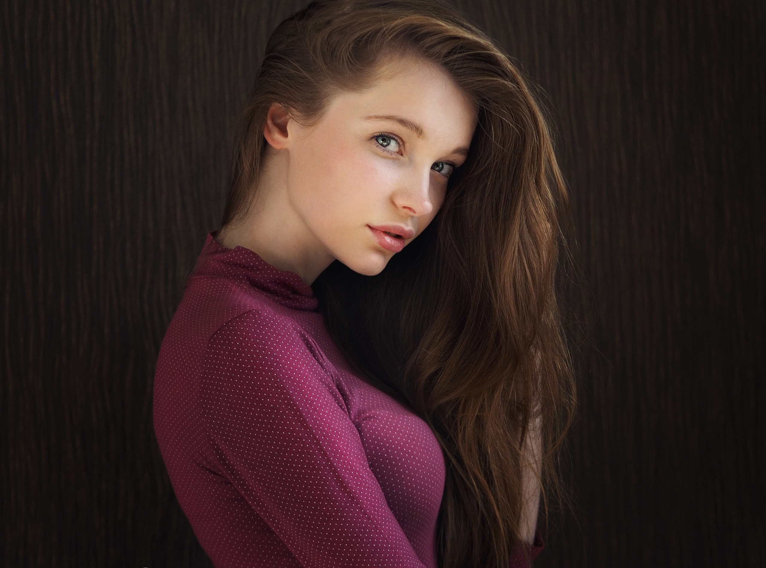 Christina Vostruhina portrait HD Wallpaper