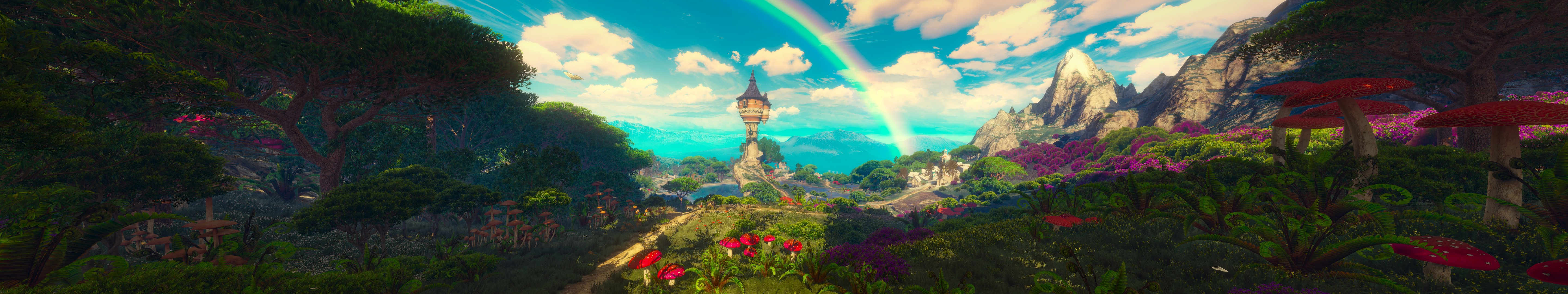 The Witcher 3: Wild Hunt Nvidia Ansel landscape HD Wallpaper