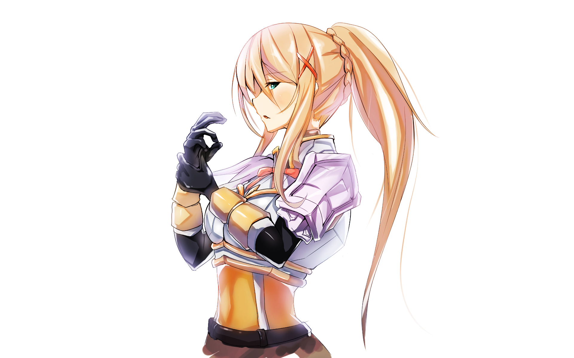 Darkness from KonoSuba with blonde ponytail HD Wallpaper