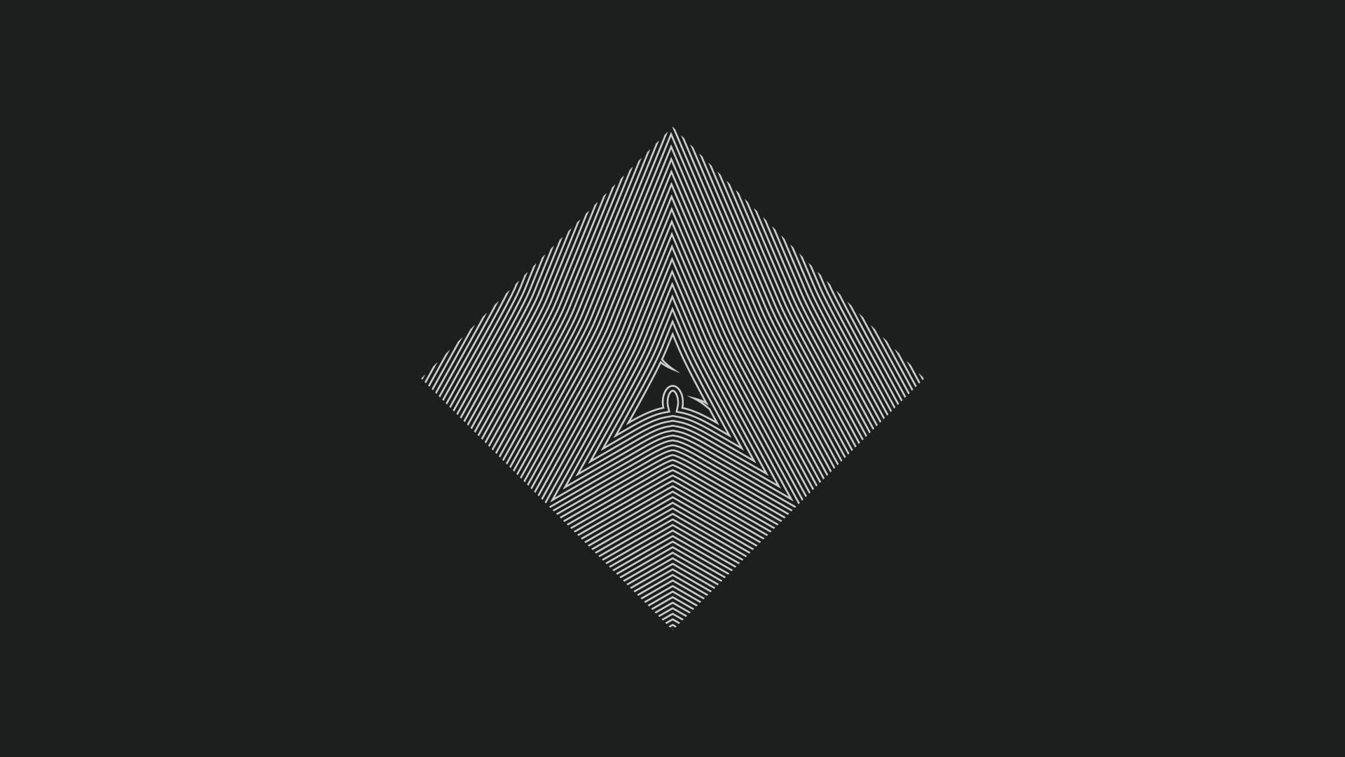 Arch Linux logo abstract geometric design HD Wallpaper