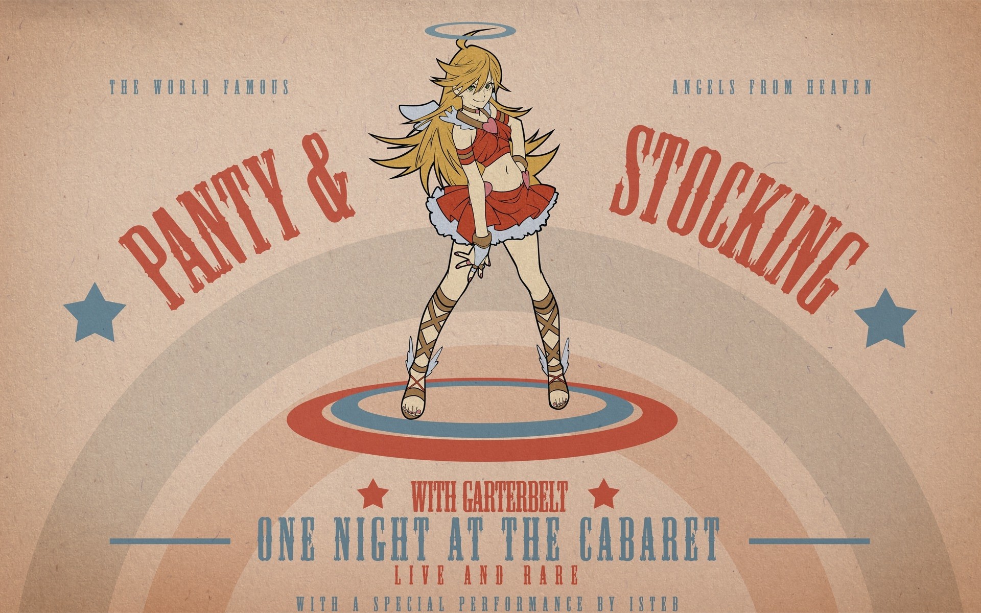 Panty & Stocking with Garterbelt One Night at the Cabaret HD Wallpaper