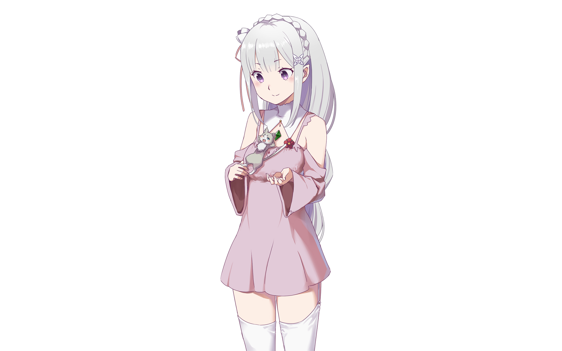 Emilia from Re:Zero HD Wallpaper