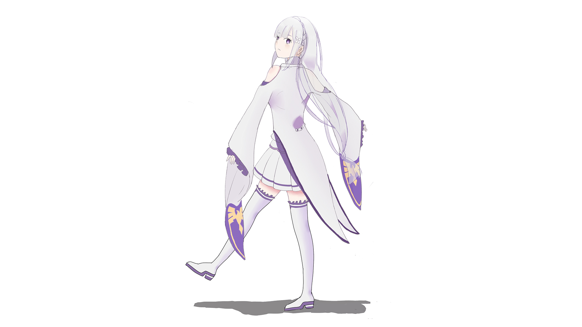 Emilia from Re: Zero HD Wallpaper