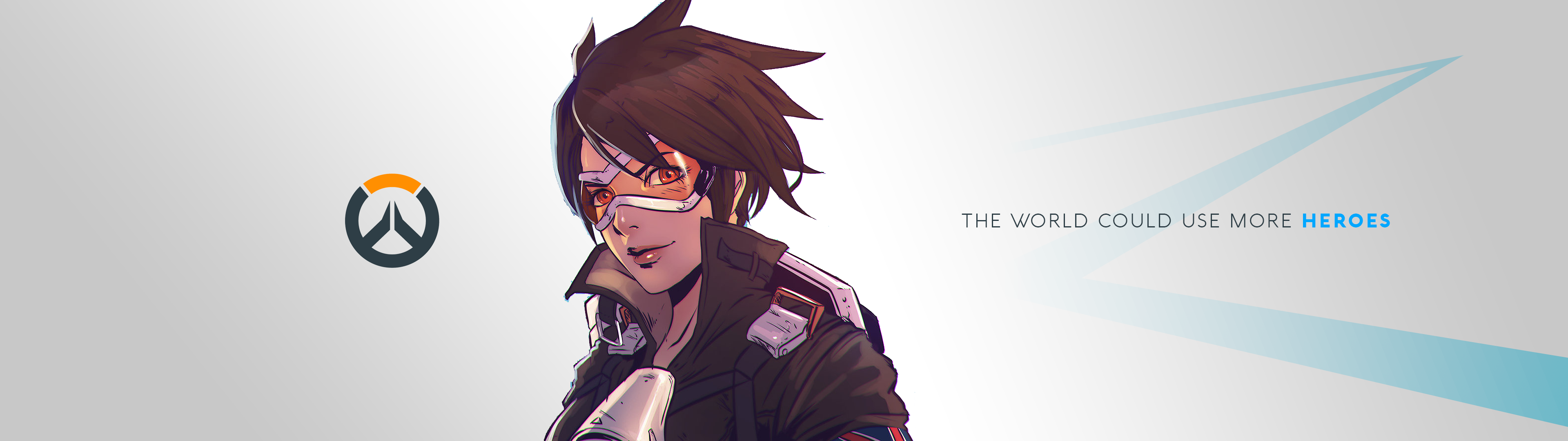 Tracer from Overwatch with quote HD Wallpaper