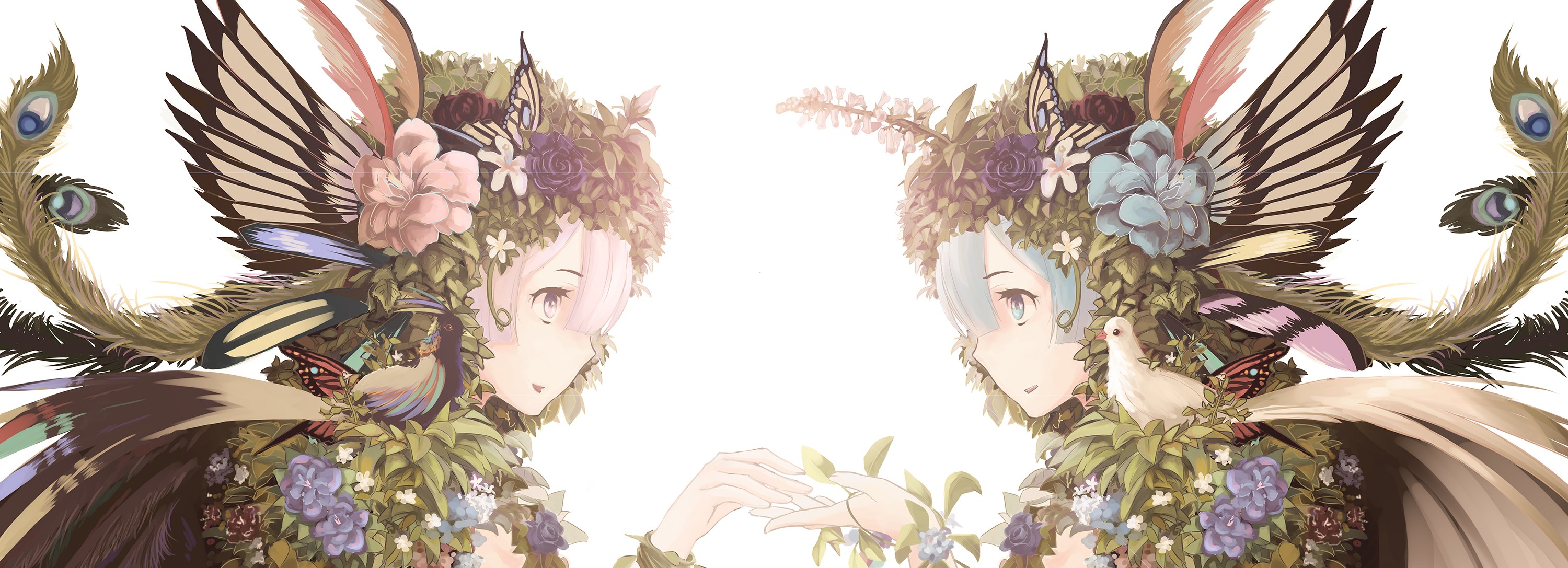 Ram and Rem from Re:Zero HD Wallpaper