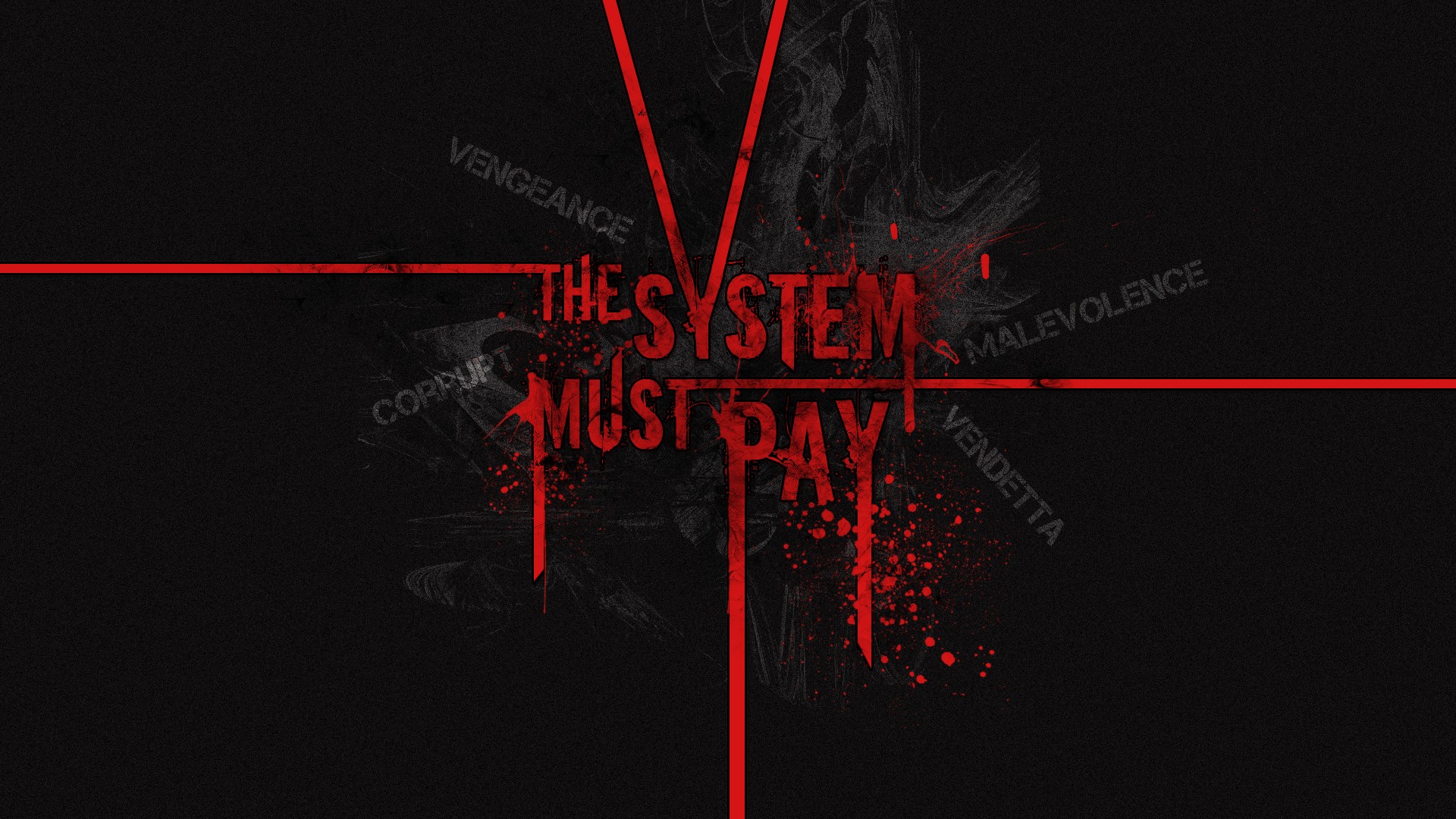 The System Must Pay Typography HD Wallpaper