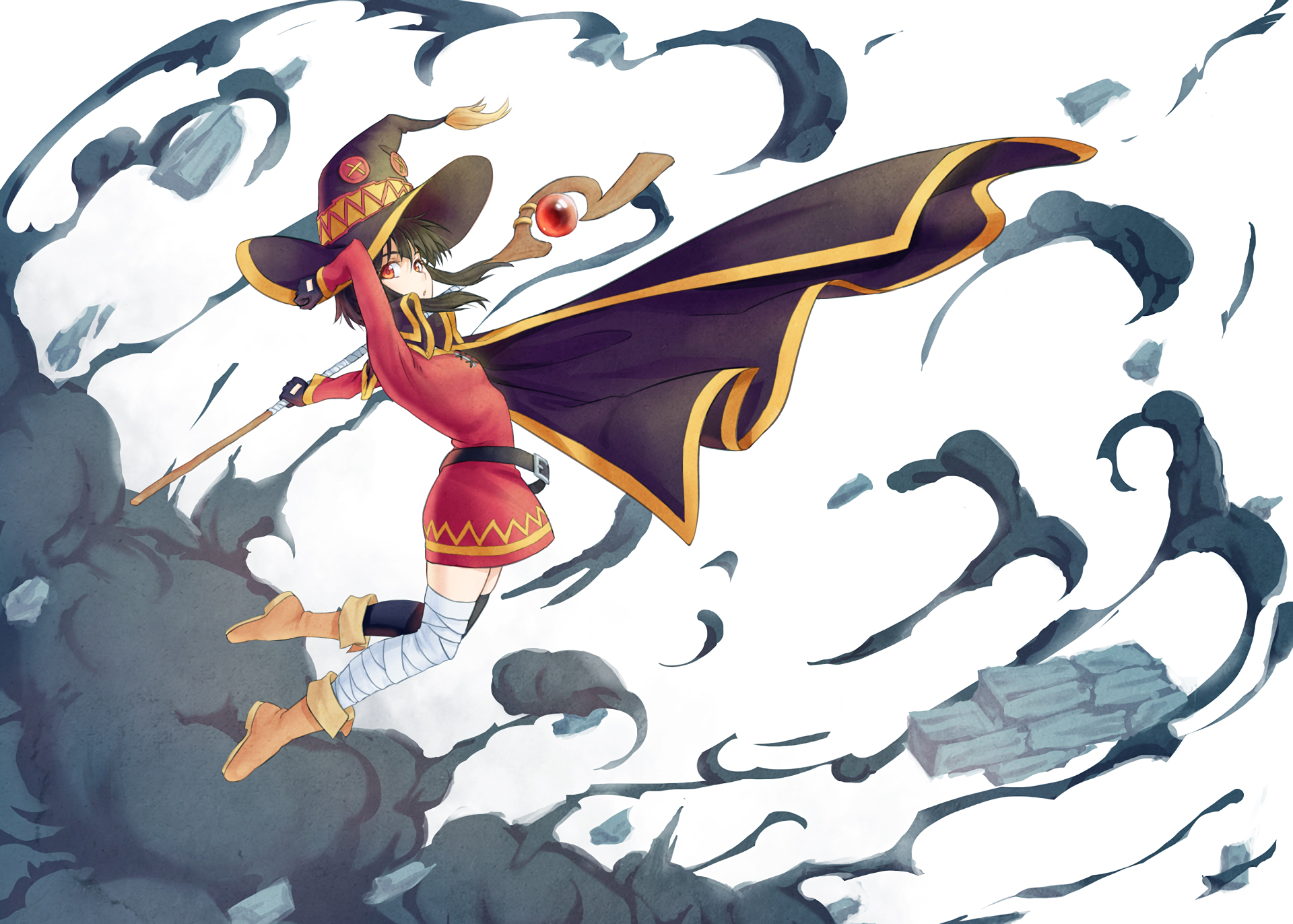 Megumin from Kono Subarashii Sekai ni Shukufuku wo! HD Wallpaper
