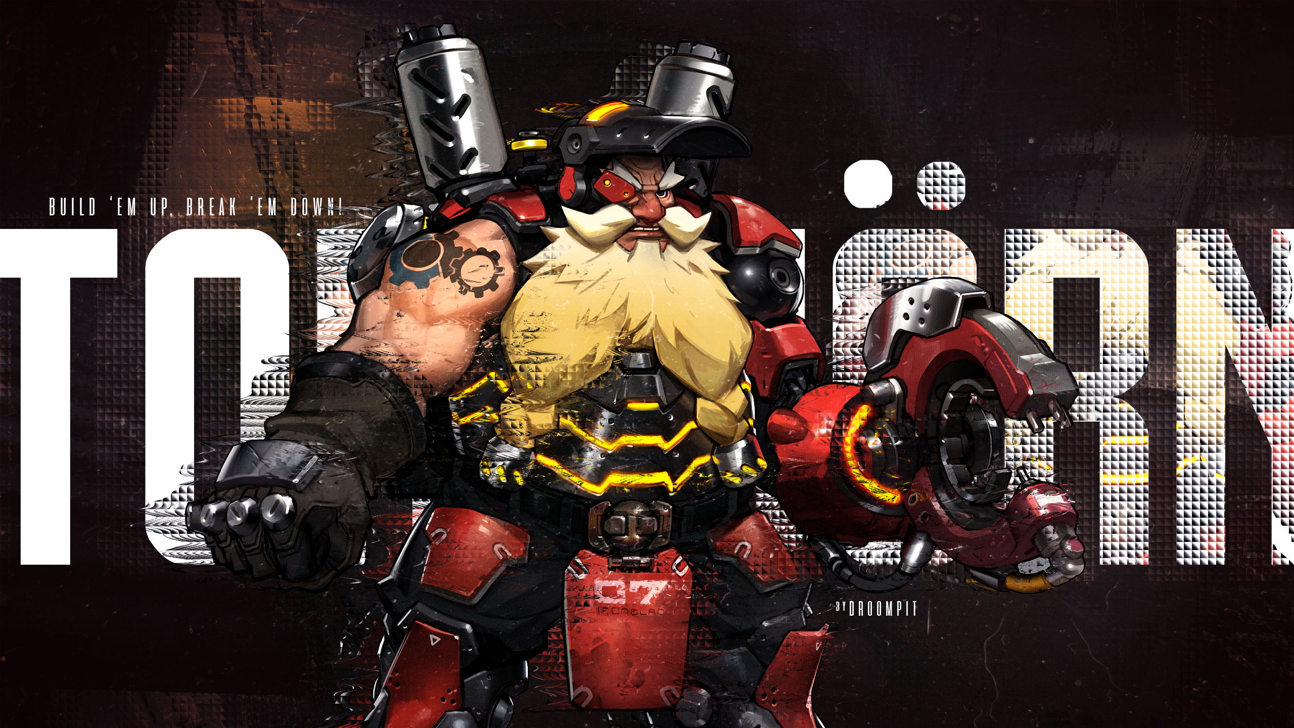Torbjörn from Overwatch HD Wallpaper