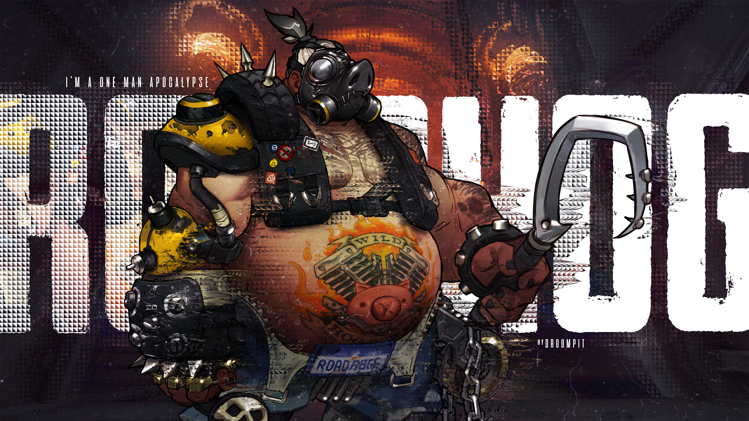 Roadhog from Overwatch HD Wallpaper