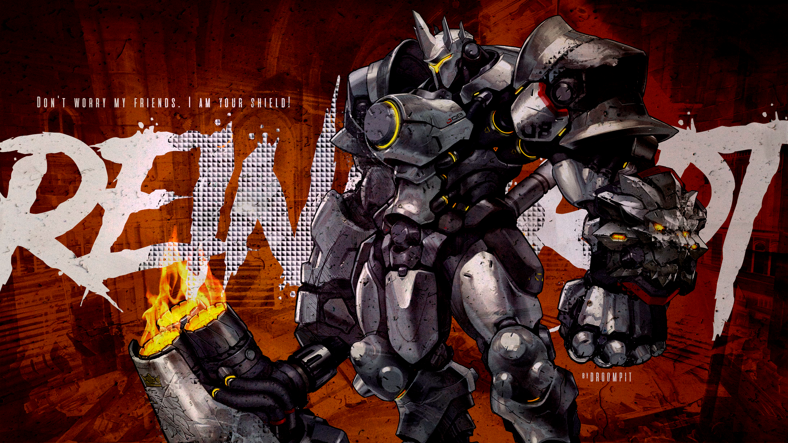 Reinhardt from Overwatch HD Wallpaper