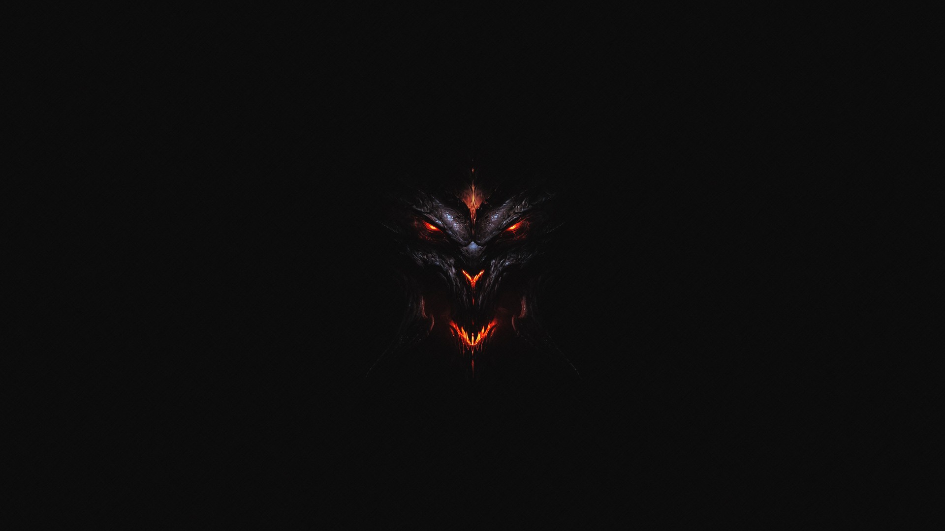 Diablo III Demon Face HD Wallpaper