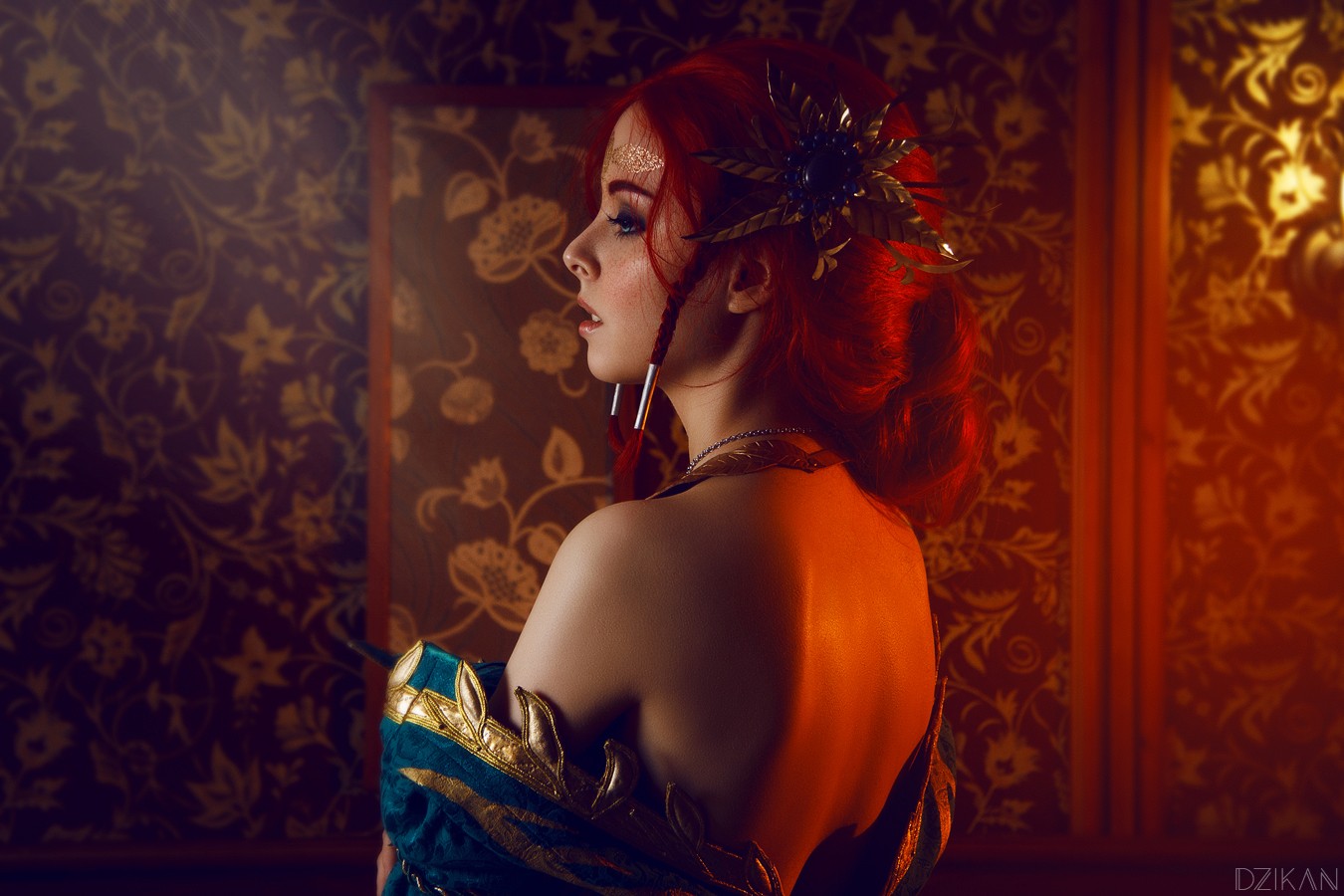 Helly von Valentine as Triss Merigold from The Witcher 3 HD Wallpaper