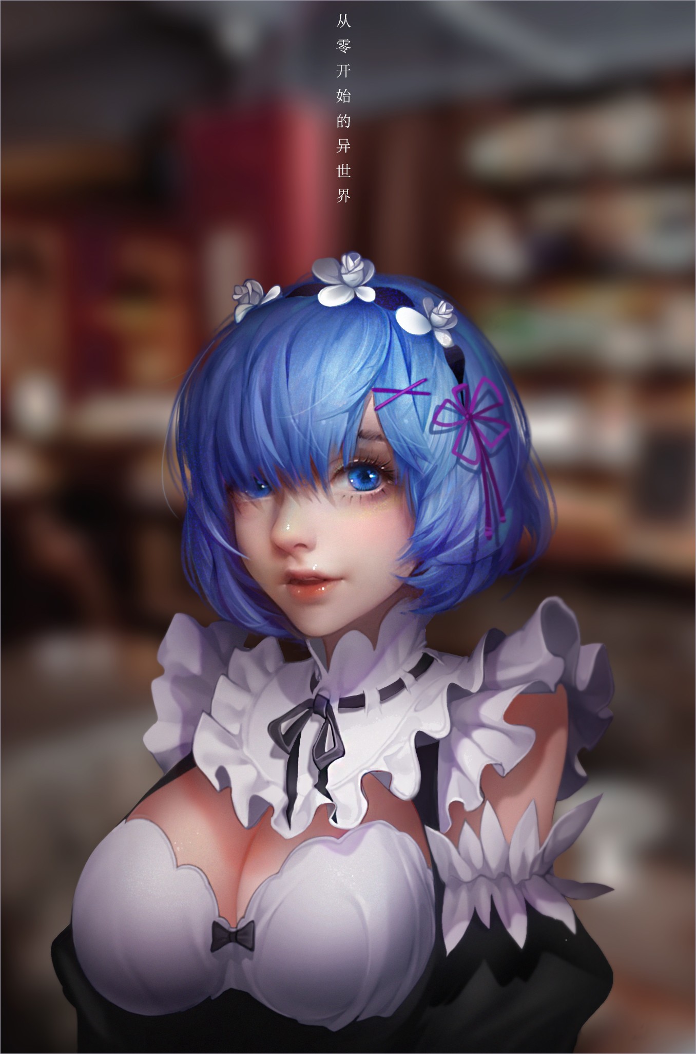 Rem from Re:Zero Kara Hajimeru Isekai Seikatsu HD Wallpaper