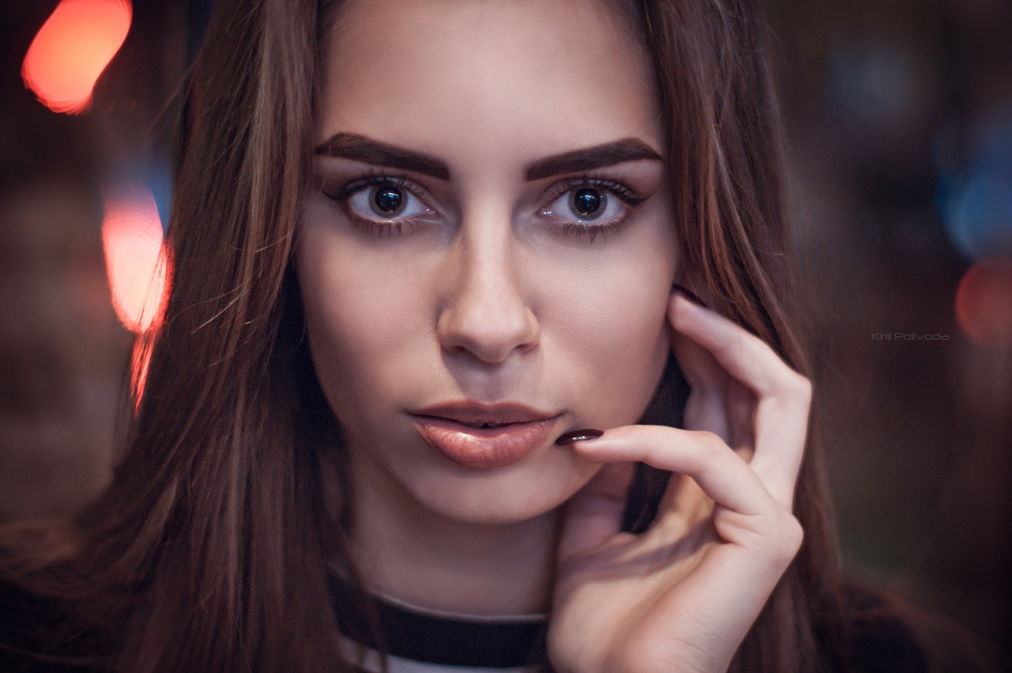 Portrait of a woman by Kiril Polivoda HD Wallpaper