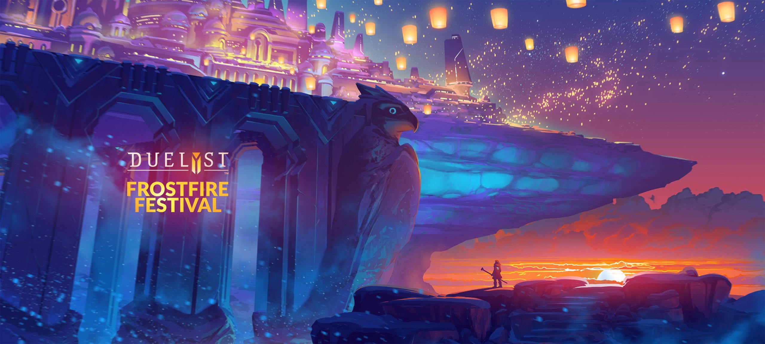 Duelyst Frostfire Festival concept art HD Wallpaper