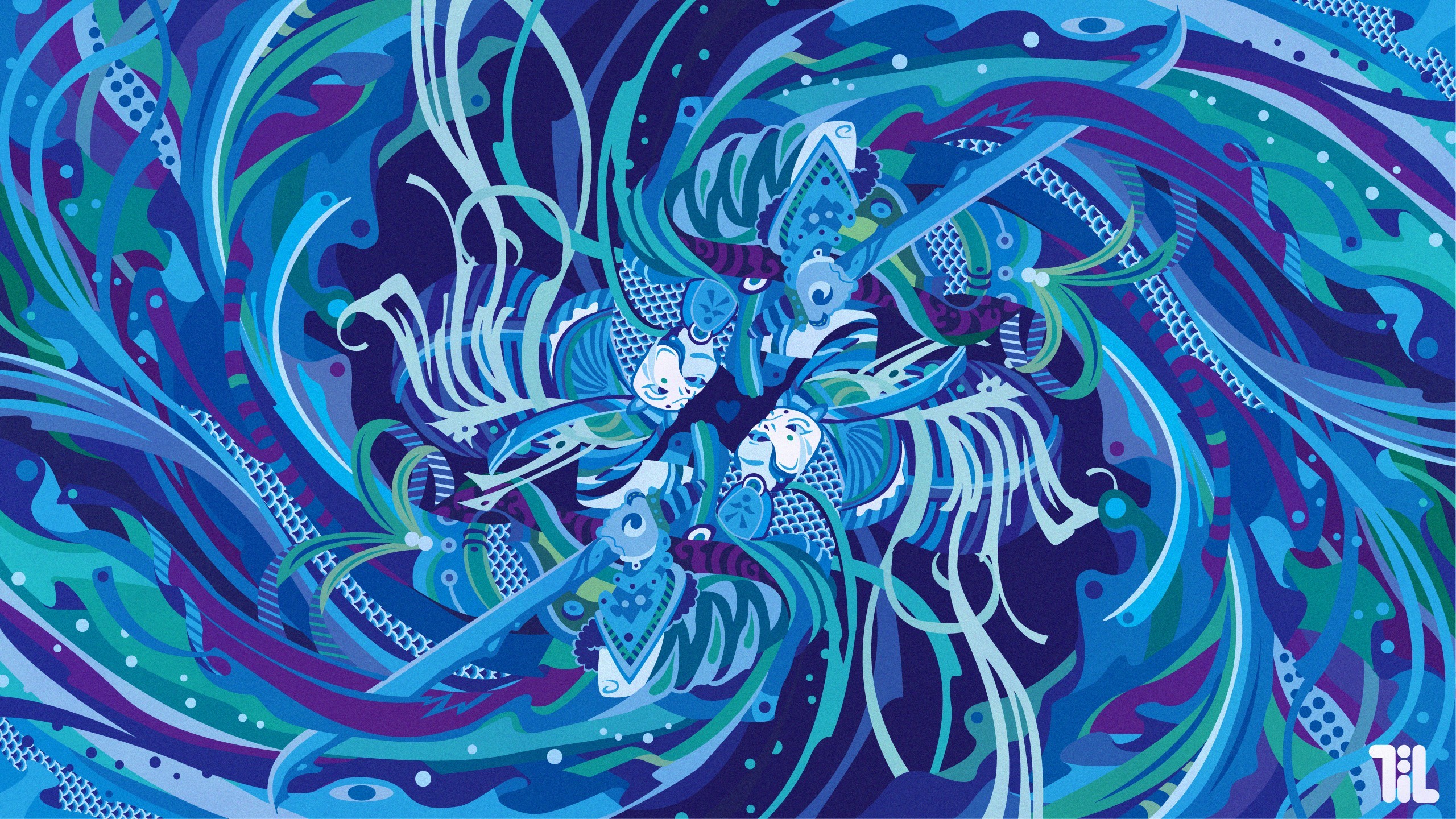 Abstract artwork by Taylor Crisdale HD Wallpaper