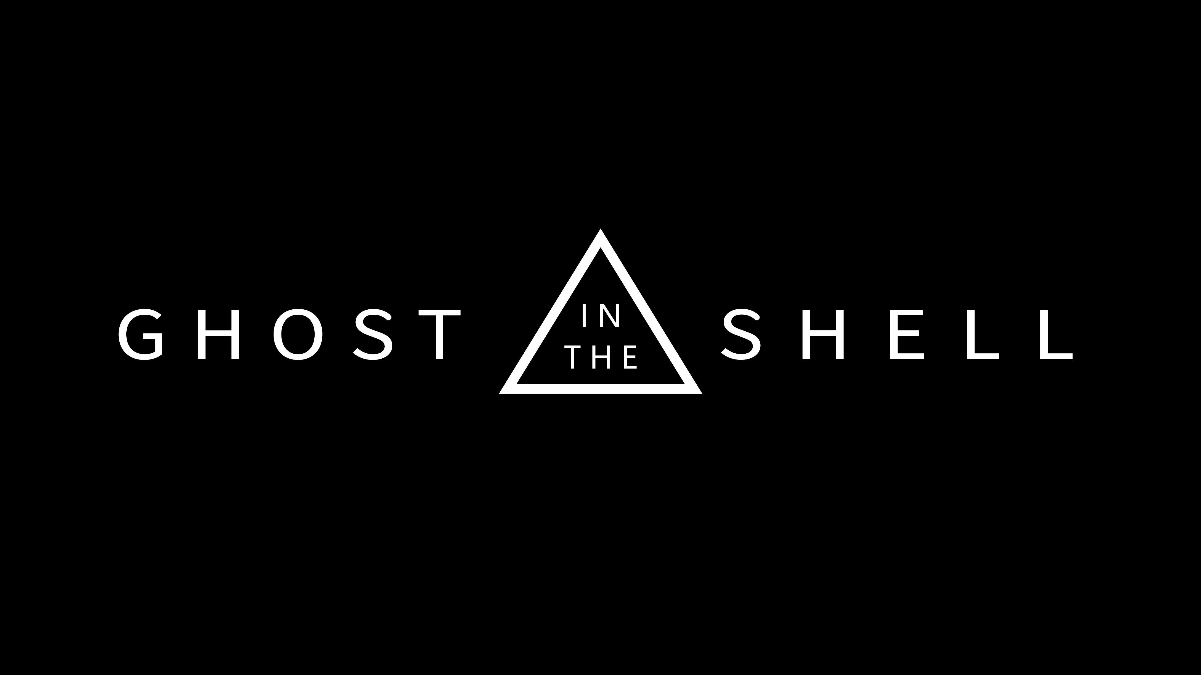 Ghost in the Shell logo HD Wallpaper