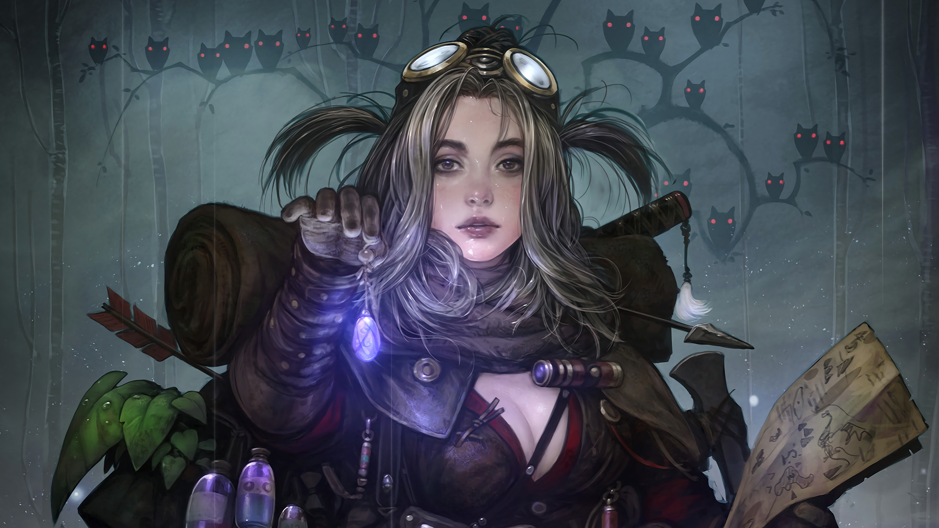 Master Explorer Bérénice from Legend of the Cryptids HD Wallpaper