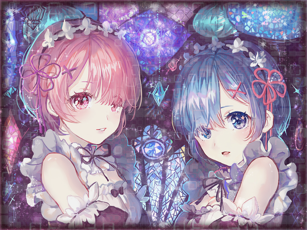 Rem and Ram from Re:Zero HD Wallpaper