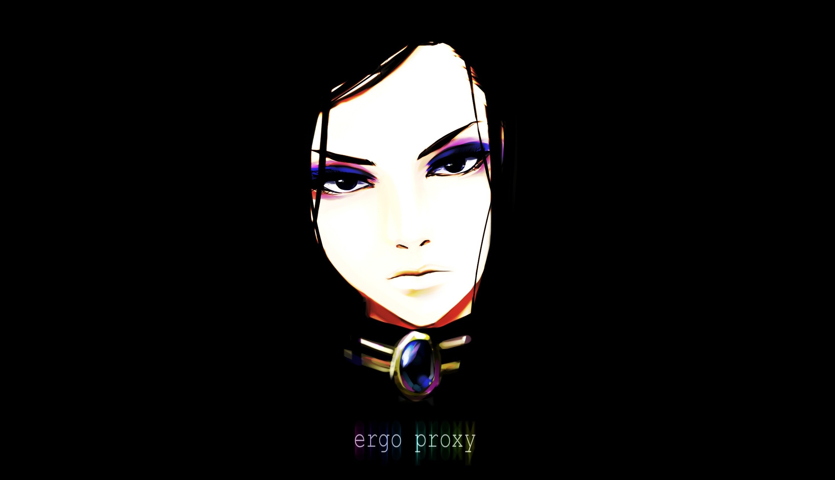 Ergo Proxy anime art of a woman's face HD Wallpaper