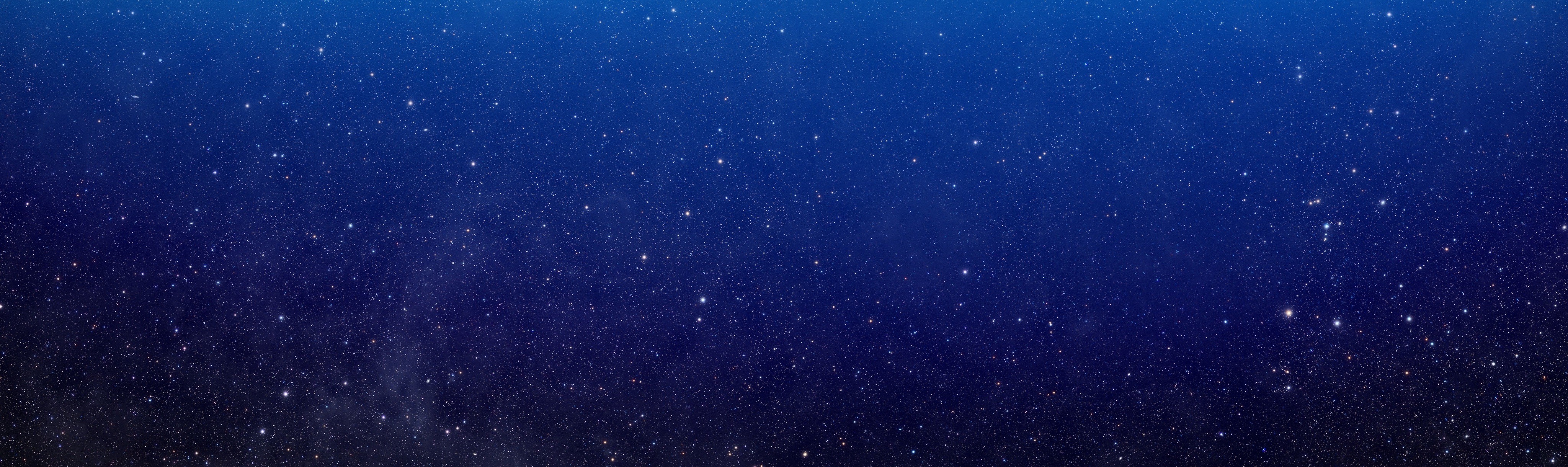 A dark blue starry night sky HD Wallpaper