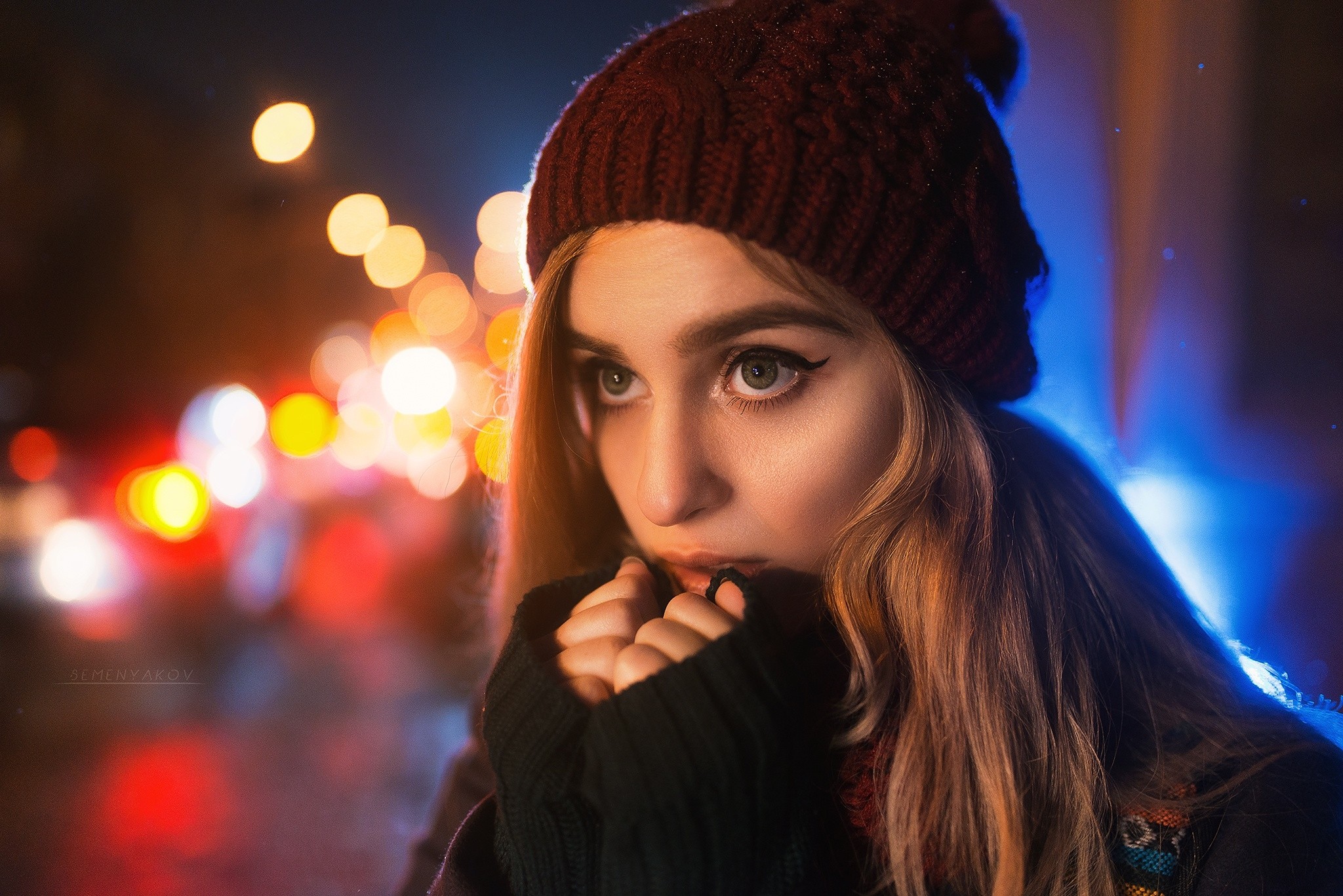 Portrait of a woman by Semyon Semenyakov HD Wallpaper