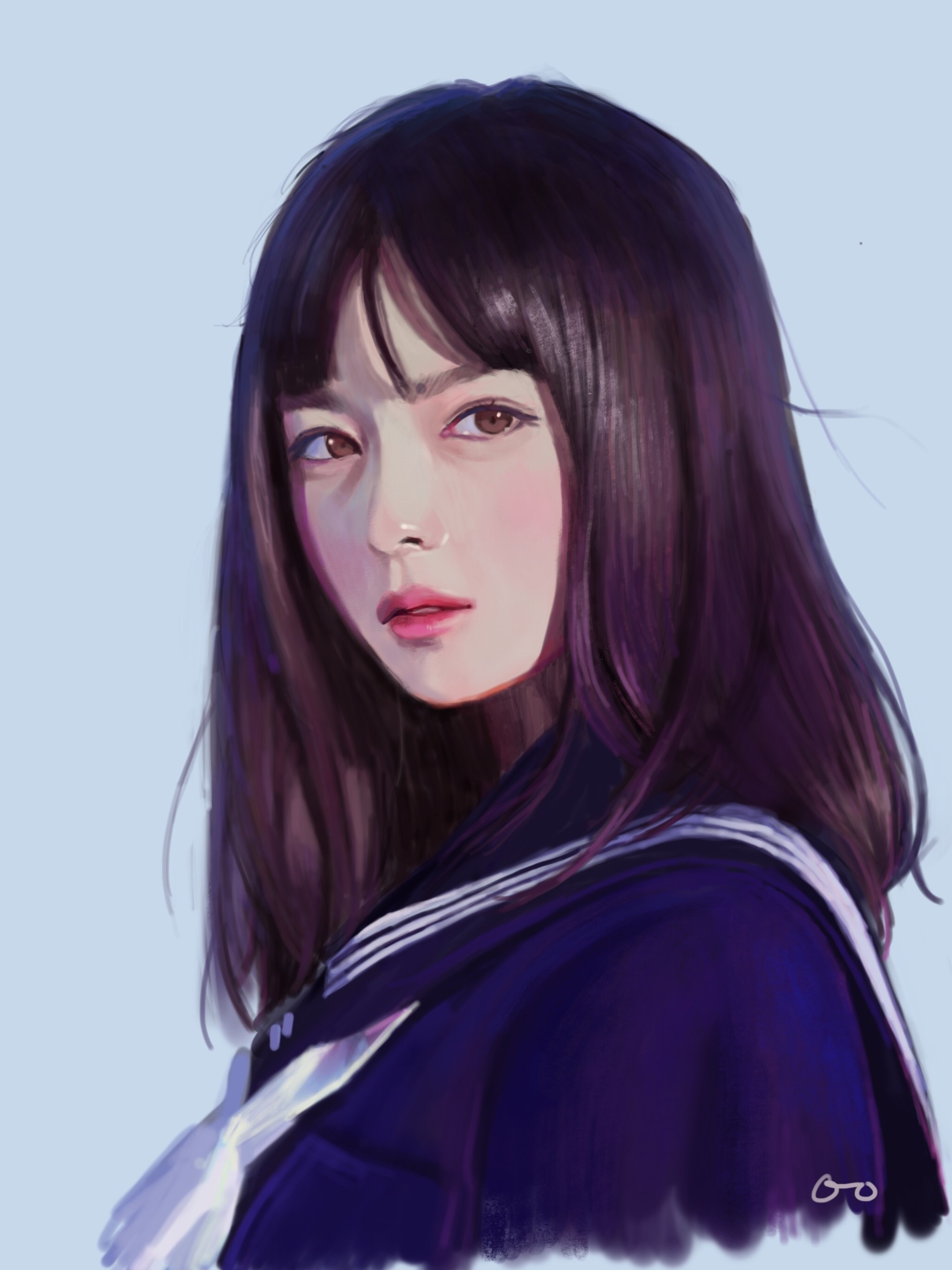 981416 Long Hair Dark Hair Asian Looking Away Horns Women Kanna 981416 Long Hair Dark Hair Asian Looking Away Horns Women Kanna