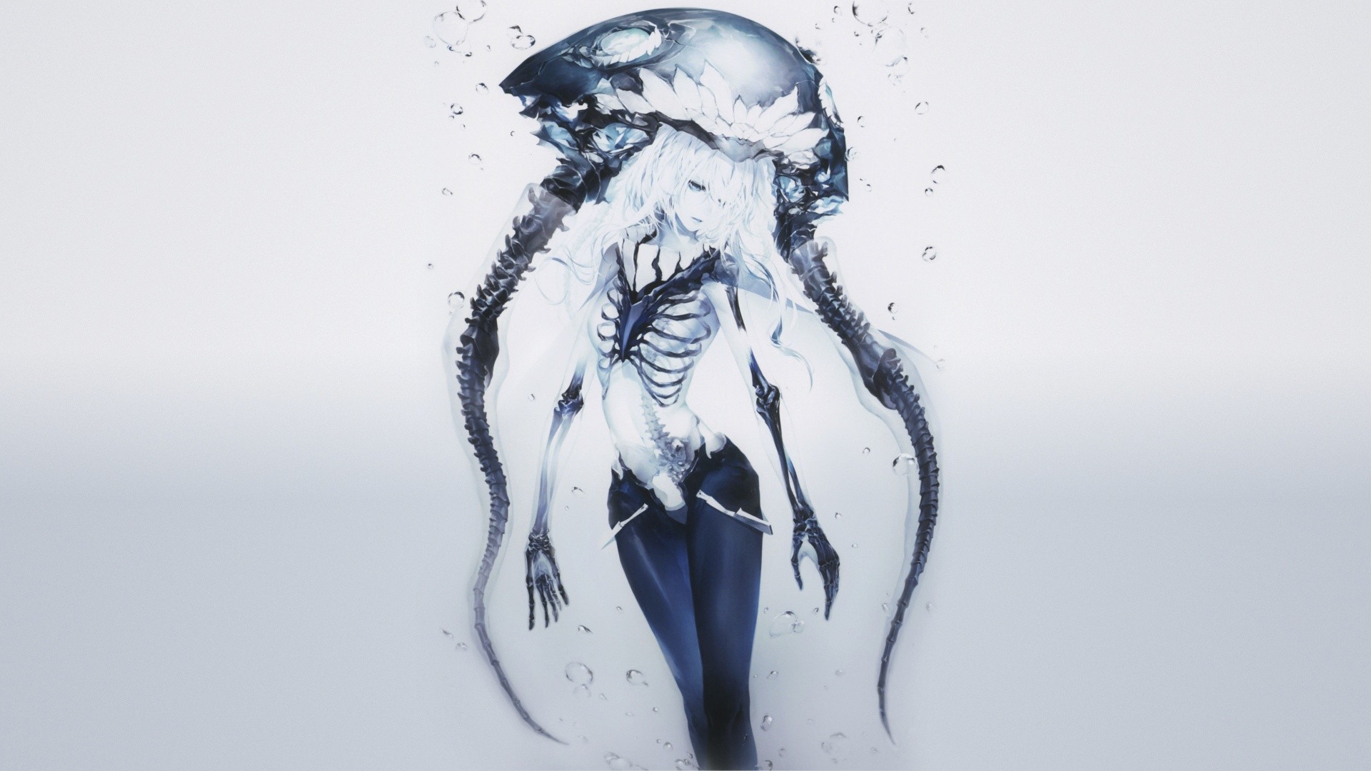 Kantai Collection jellyfish-like character HD Wallpaper