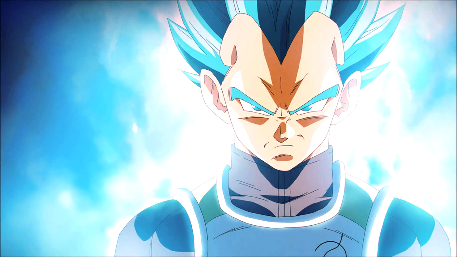 Vegeta in Super Saiyan Blue form from Dragon Ball Super HD Wallpaper