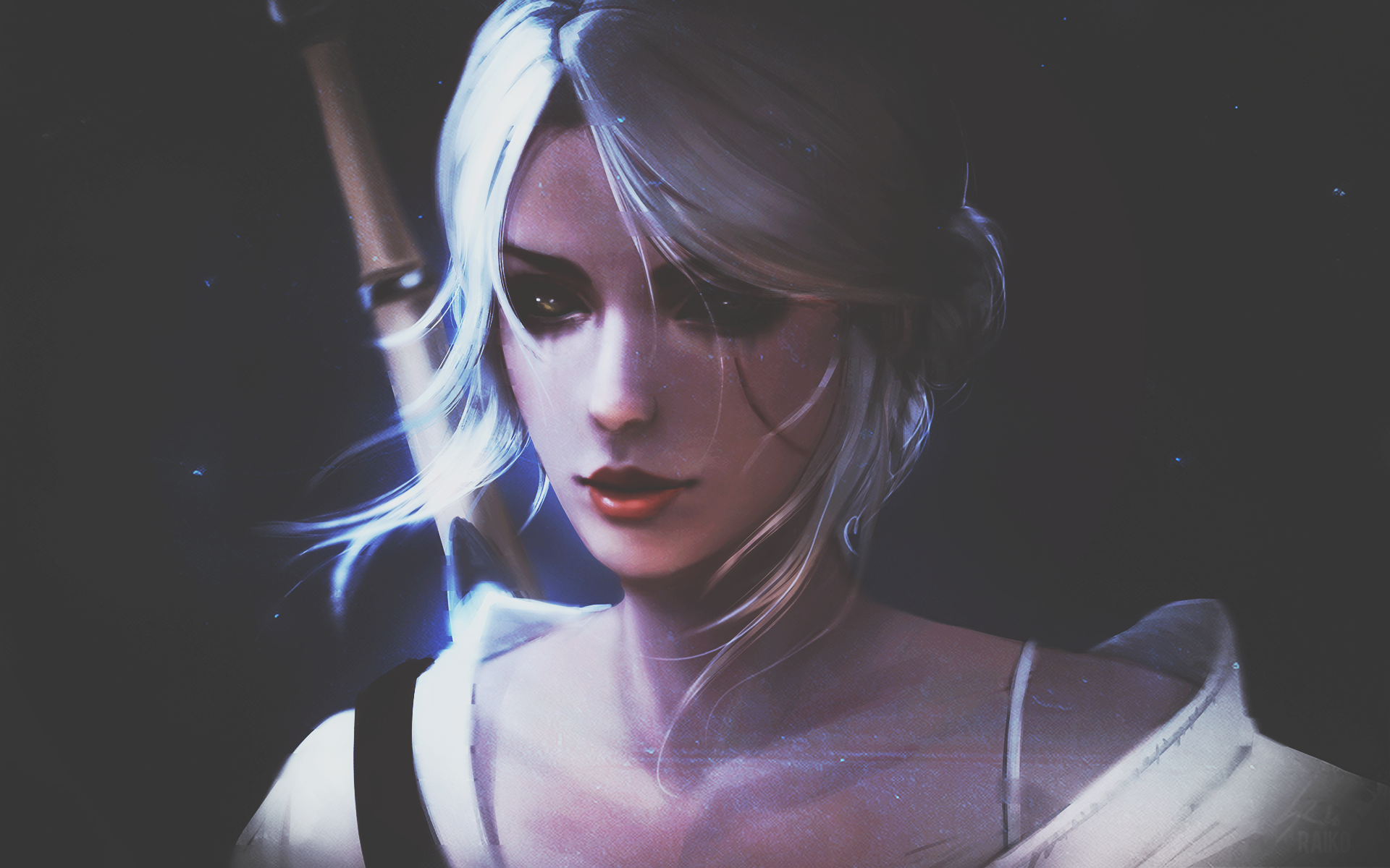 Ciri from The Witcher 3 fan art HD Wallpaper
