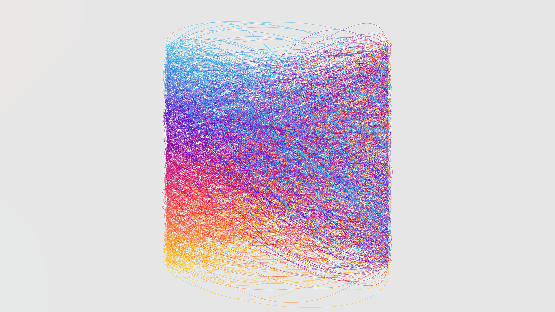 Colorful abstract lines on a white background HD Wallpaper