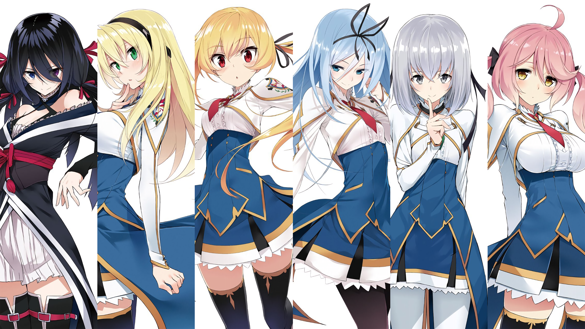 Saijaku Muhai no Bahamut Anime Girls HD Wallpaper