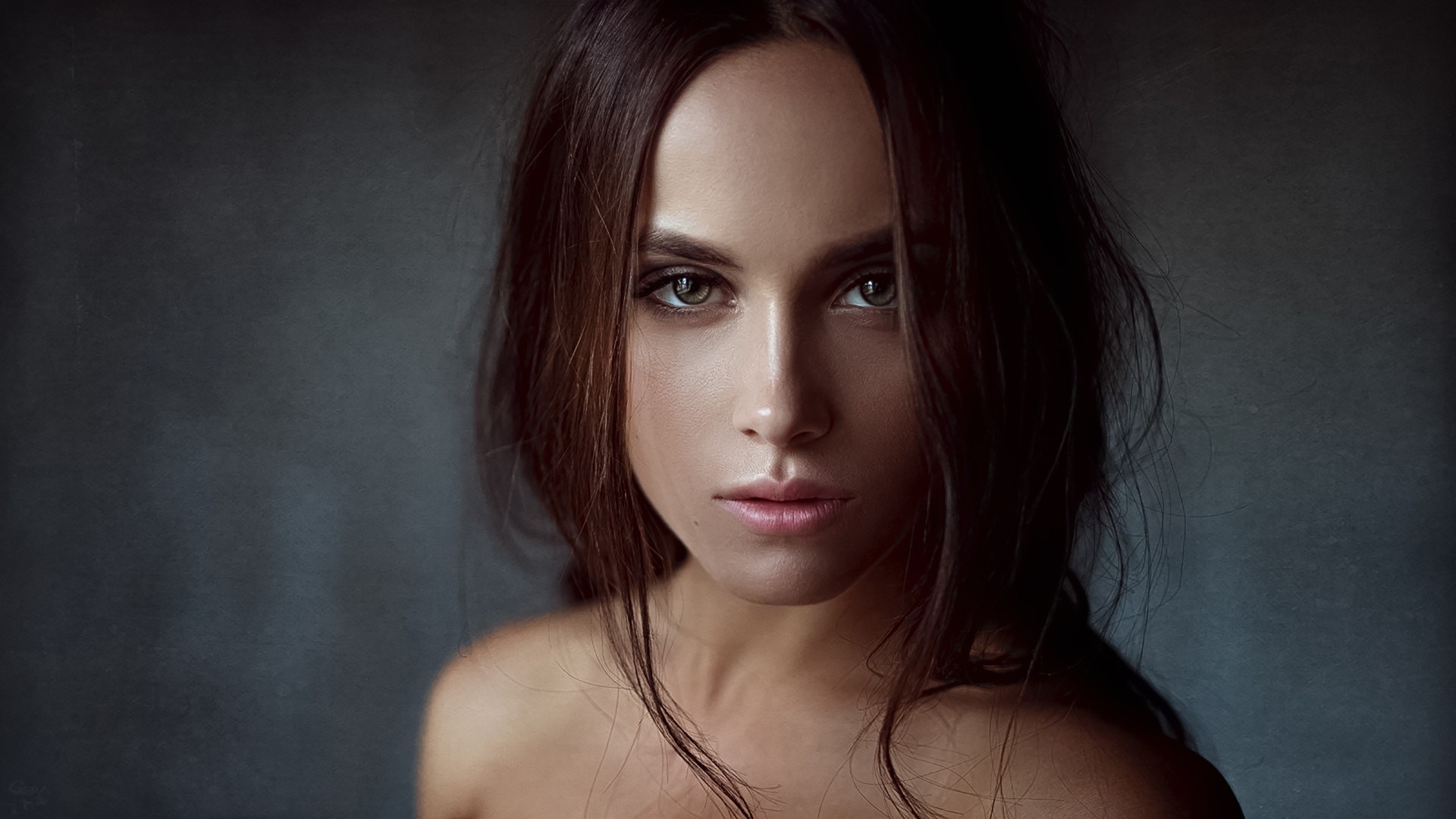 Portrait of a woman by Georgy Chernyadyev HD Wallpaper