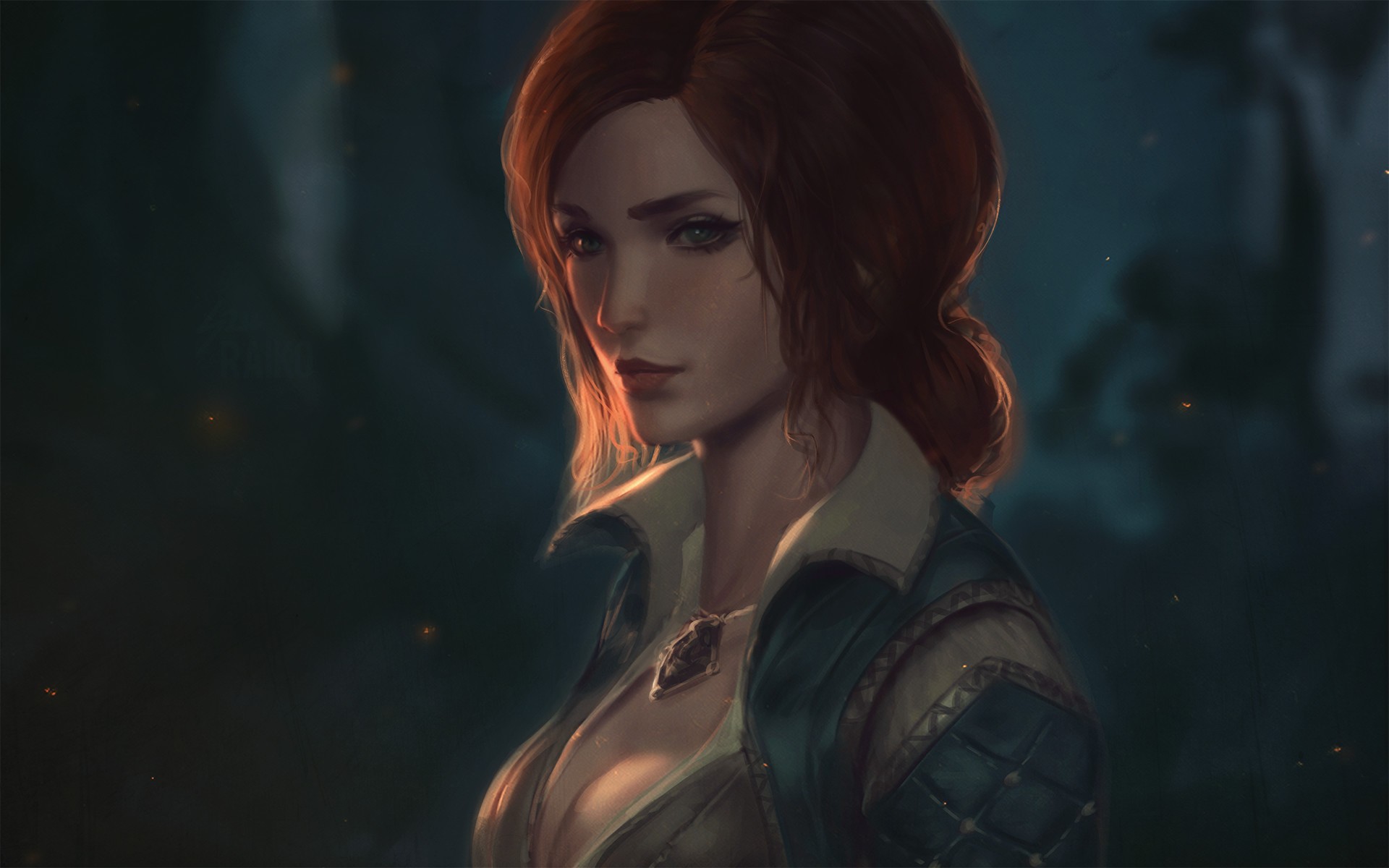 Triss Merigold from The Witcher 3: Wild Hunt HD Wallpaper