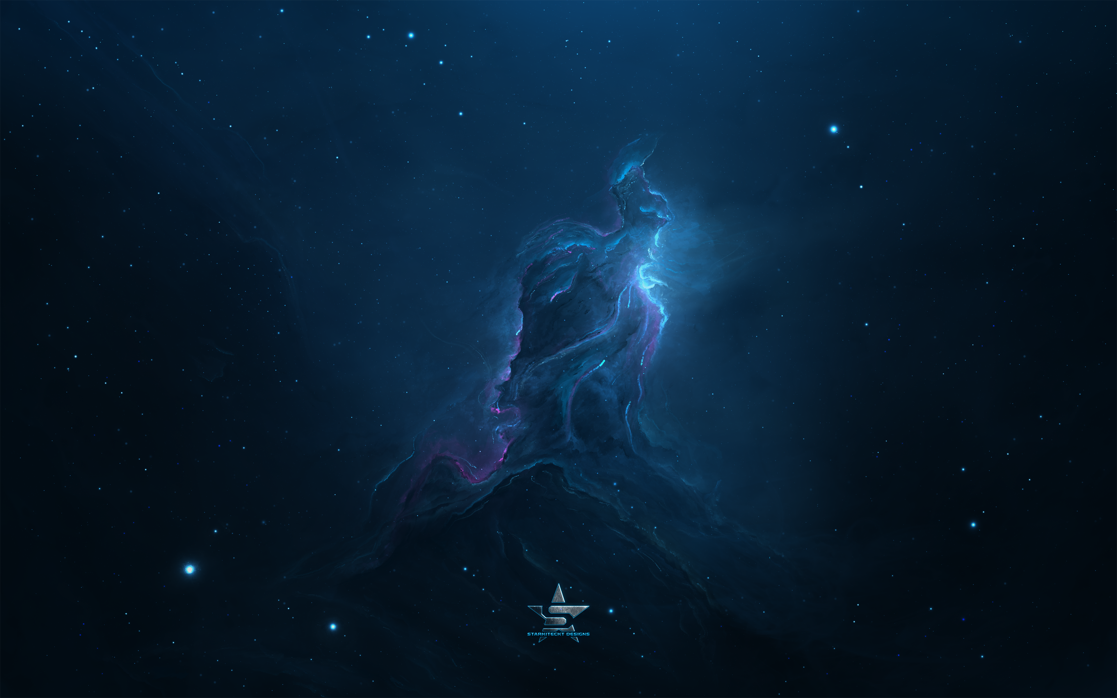 Starkiteckt Nebula in Deep Space HD Wallpaper
