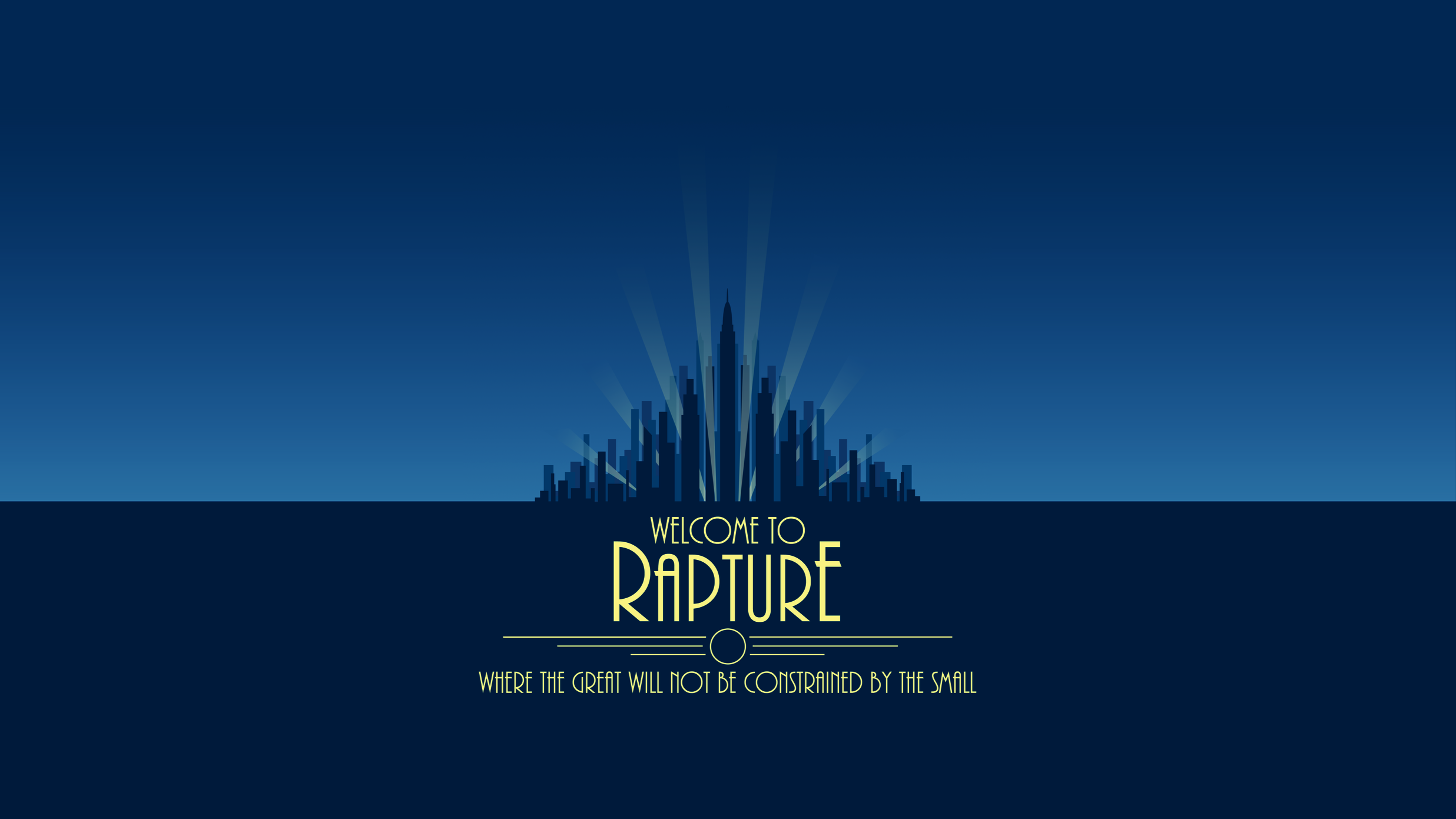 Welcome to Rapture BioShock Art HD Wallpaper