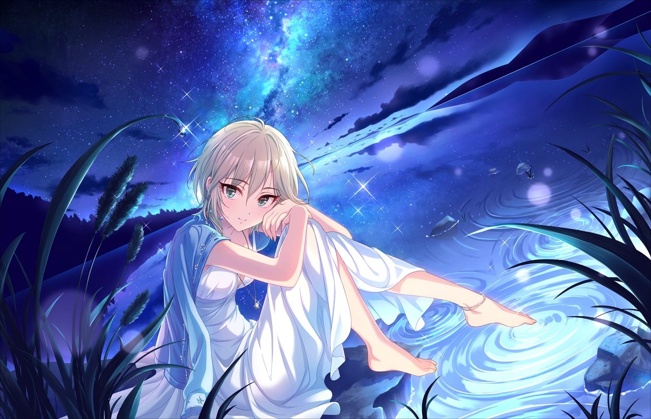 Anastasia from THE iDOLM@STER: Cinderella Girls by the water HD Wallpaper