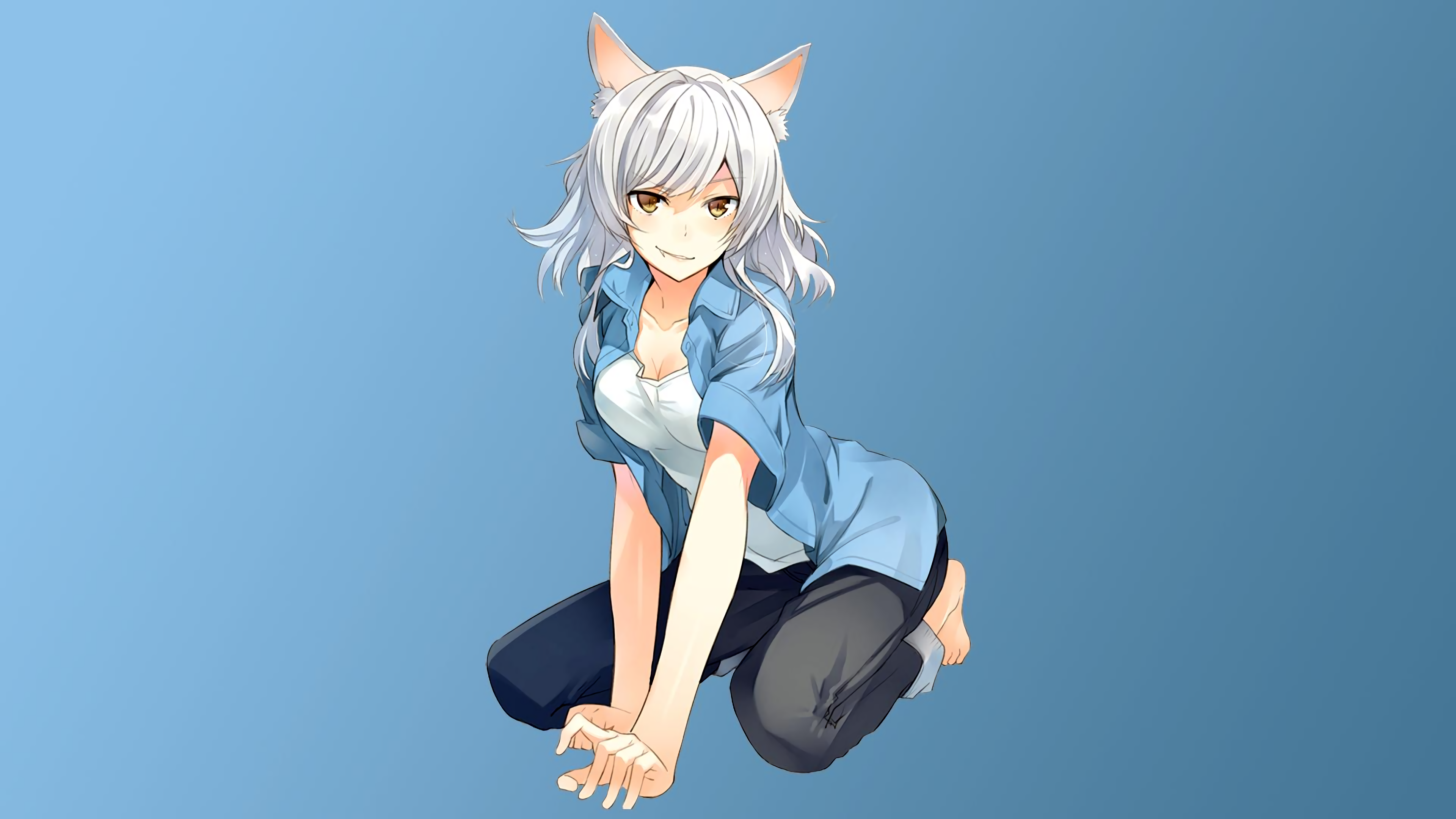 Hanekawa Tsubasa from Monogatari Series HD Wallpaper