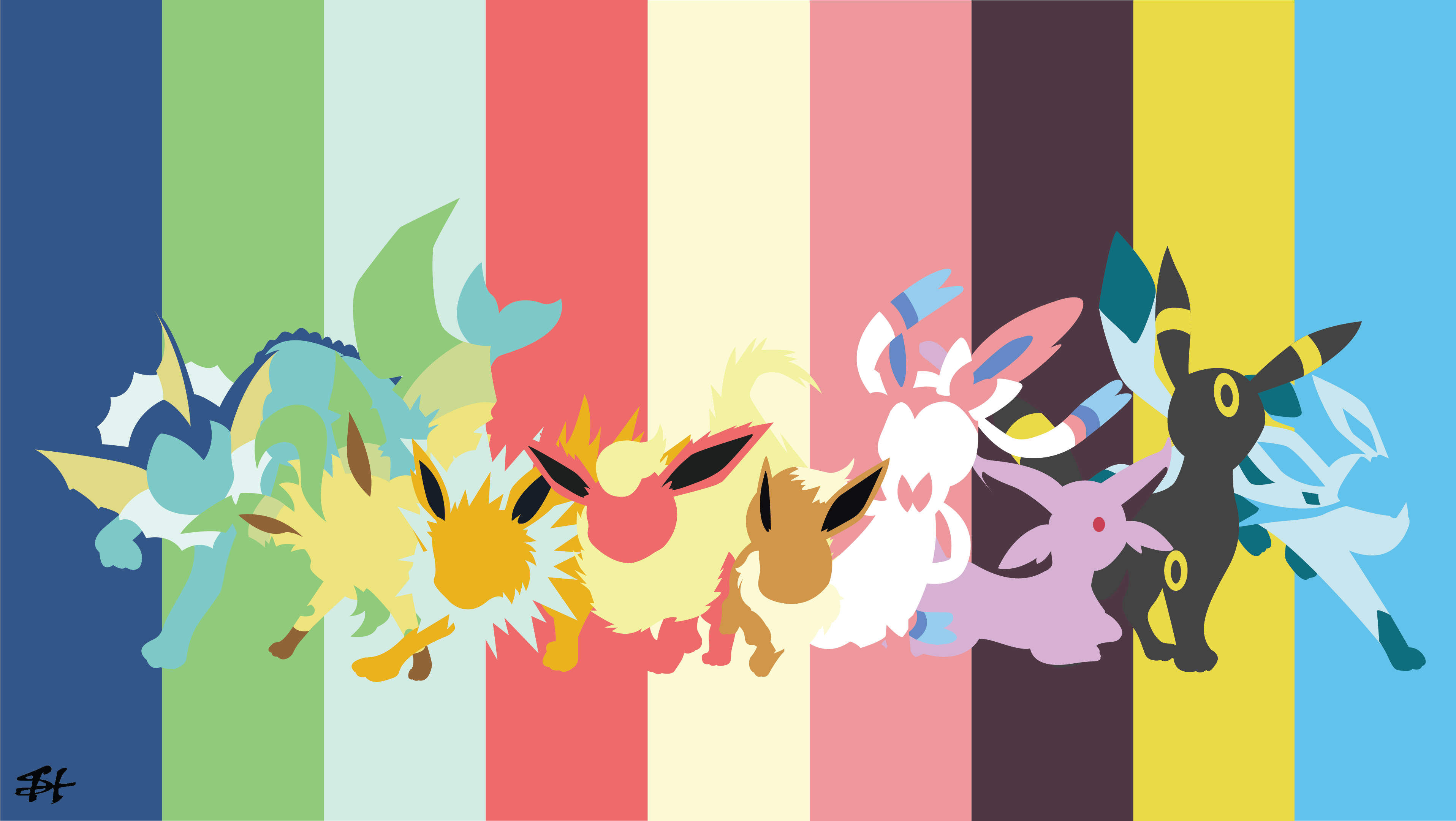 minimalism, Pokémon HD Wallpaper