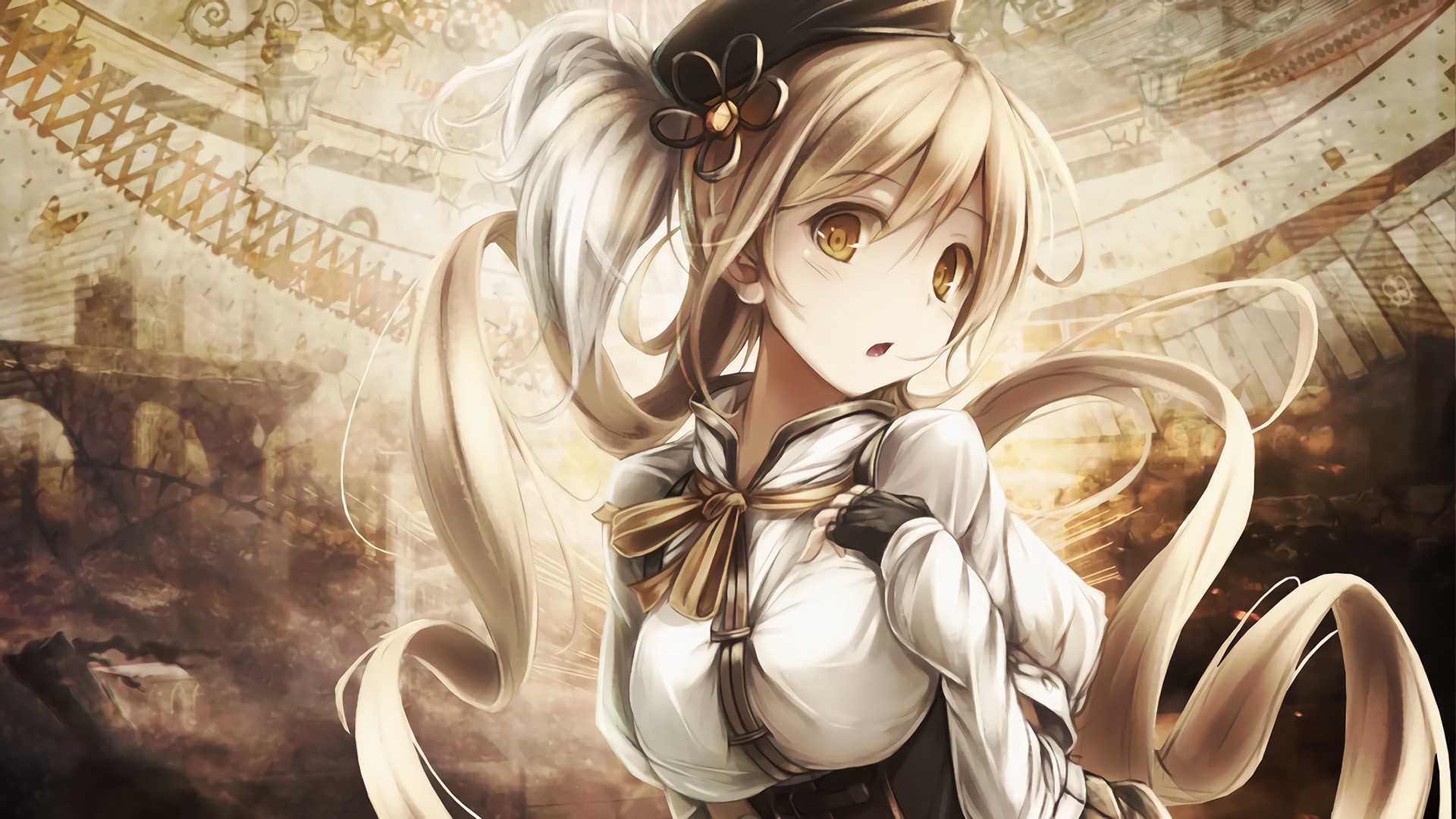 Tomoe Mami from Mahou Shoujo Madoka Magica HD Wallpaper