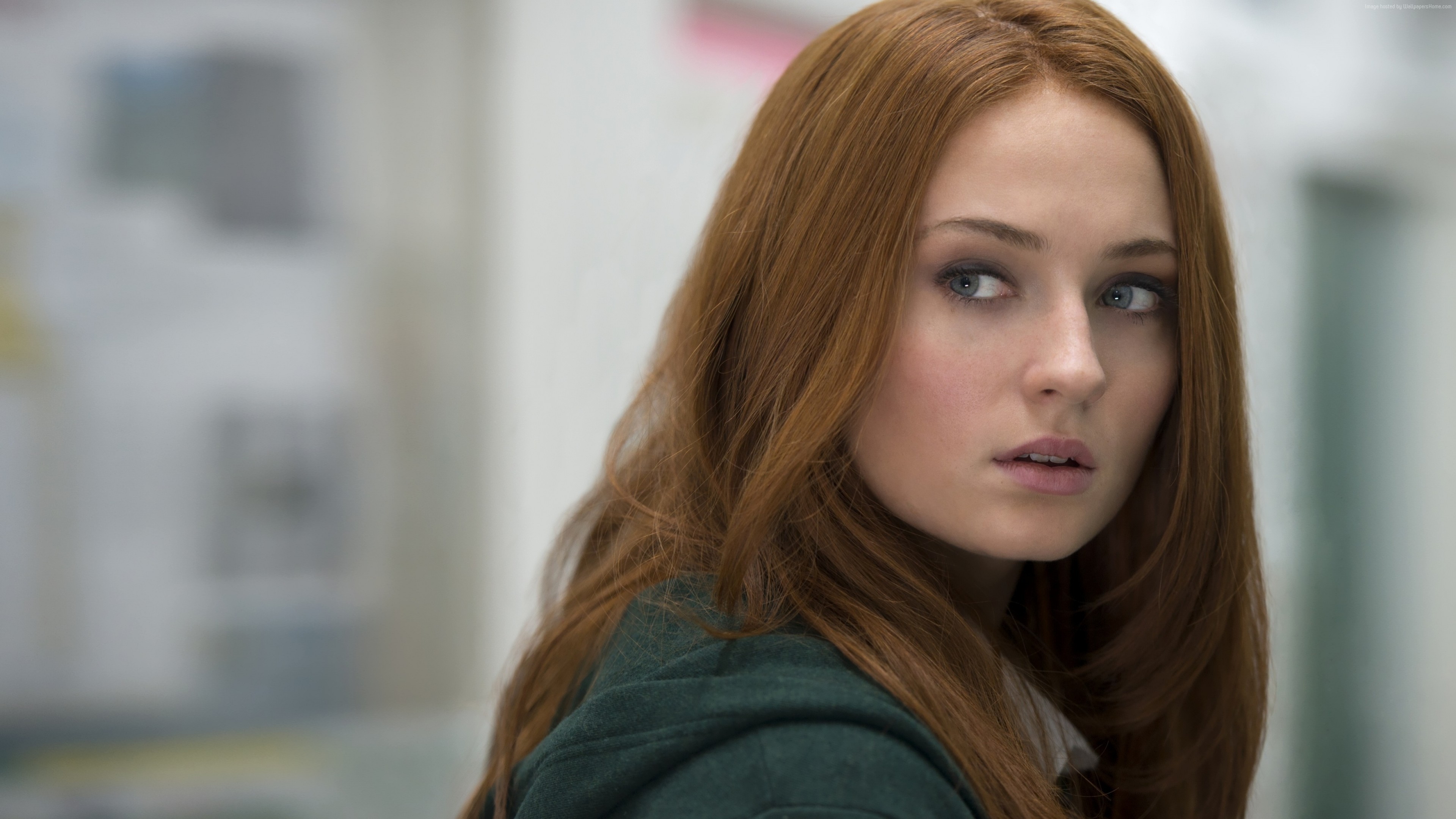 Sophie Turner as Jean Grey HD Wallpaper